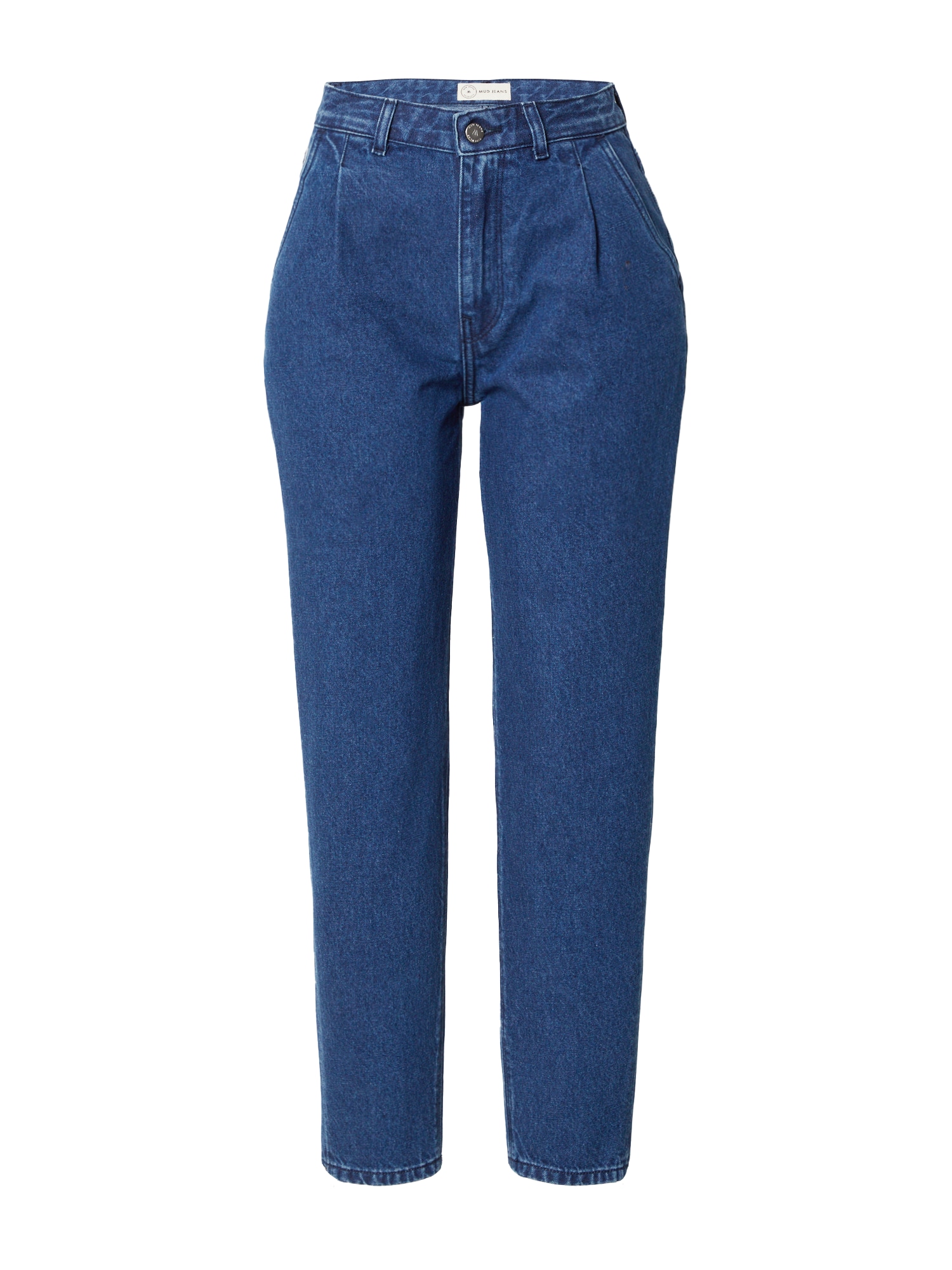 MUD Jeans Elegantne kavbojke 'Bailey'  moder denim / bela