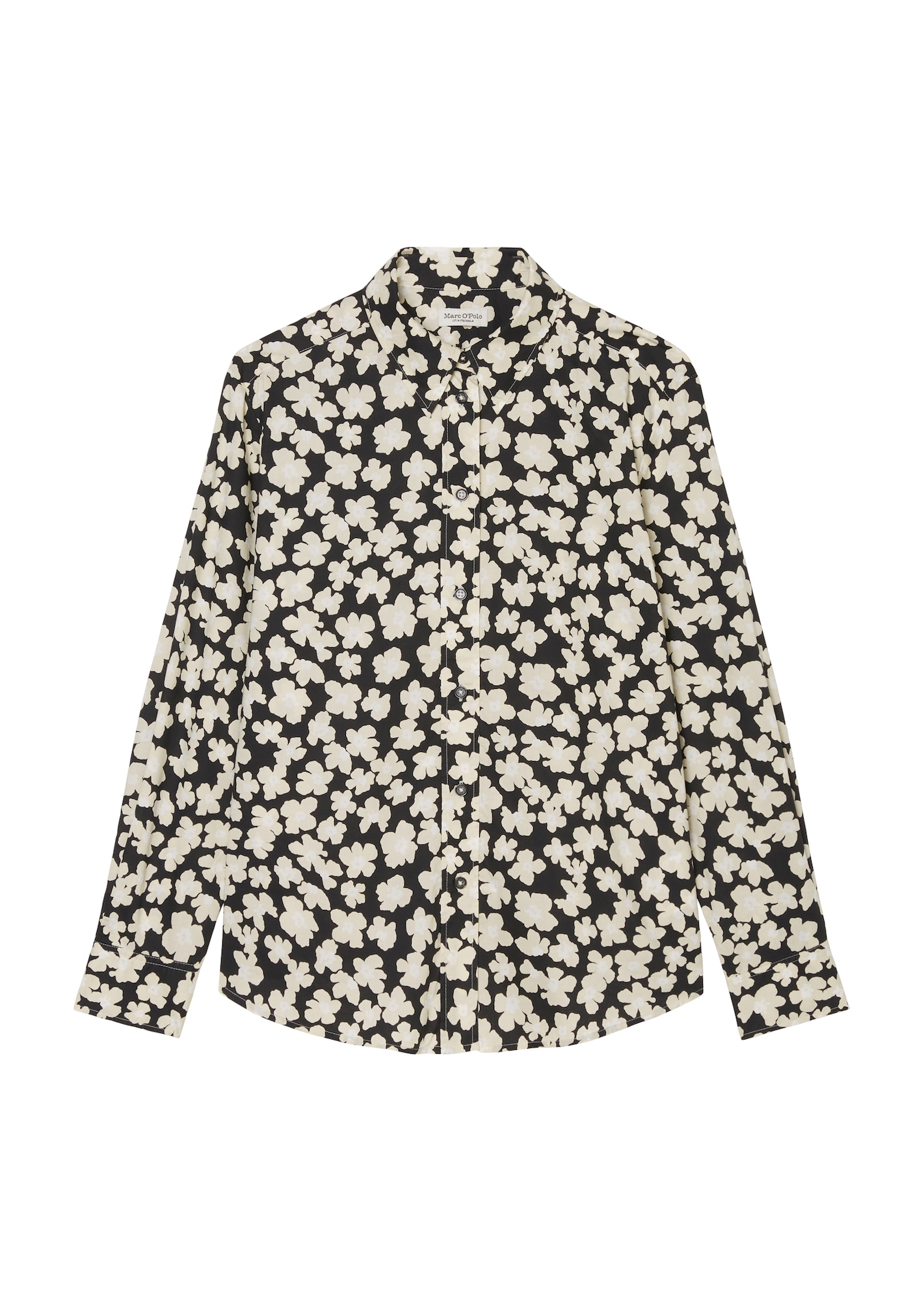 Marc O'Polo Bluza  črna / bela