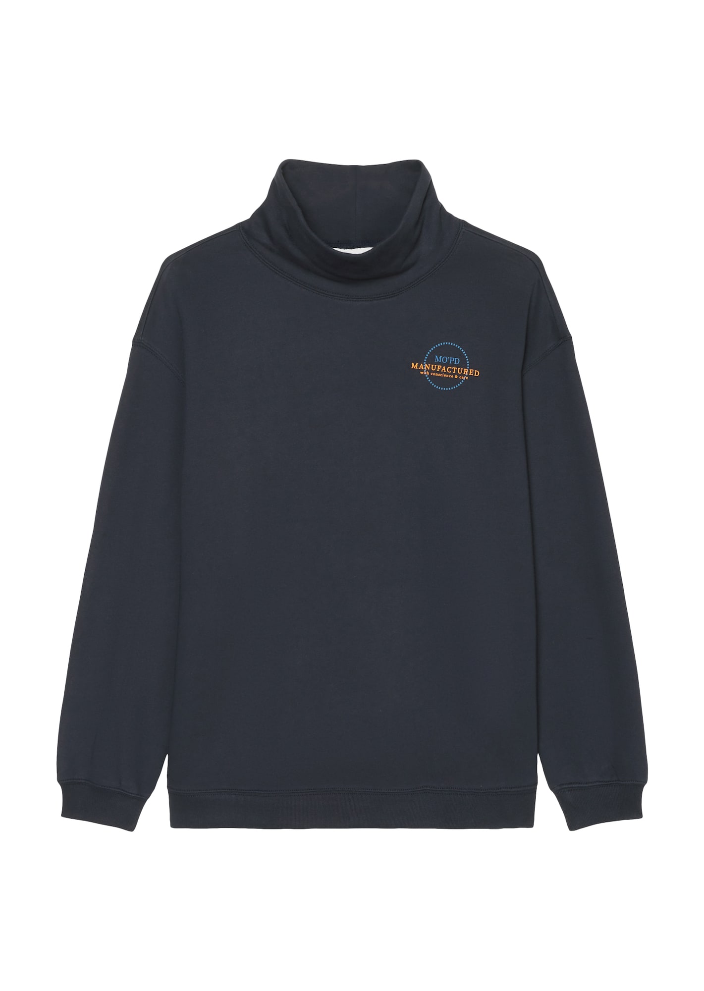 Marc O'Polo DENIM Majica  modra / nočno modra / zlato-rumena