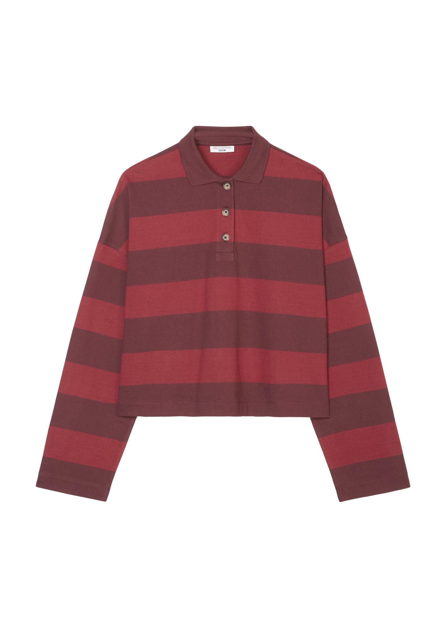 Marc O'Polo DENIM Majica  rdeča / bordo