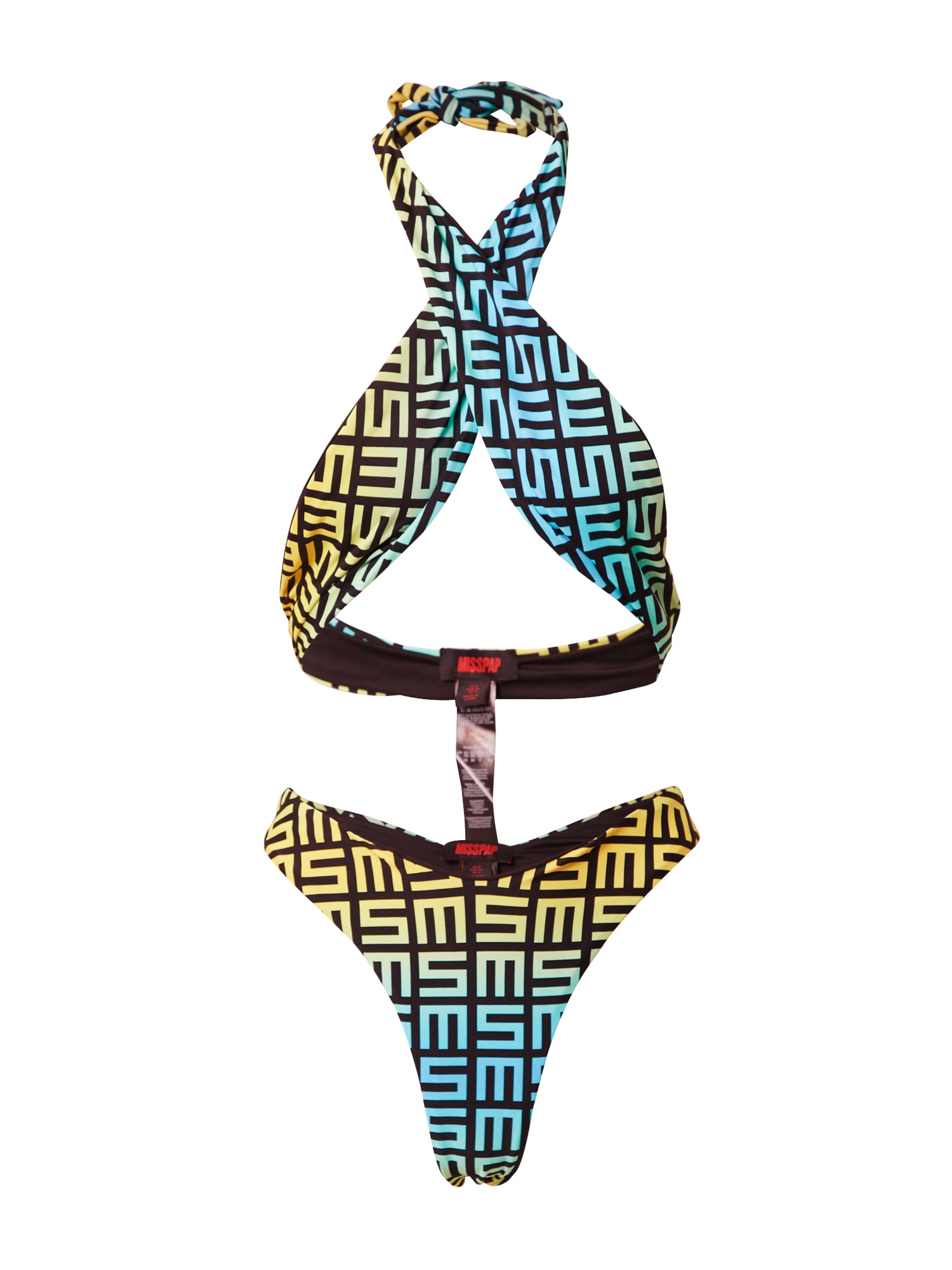 Misspap Bikini  modra / rumena / črna