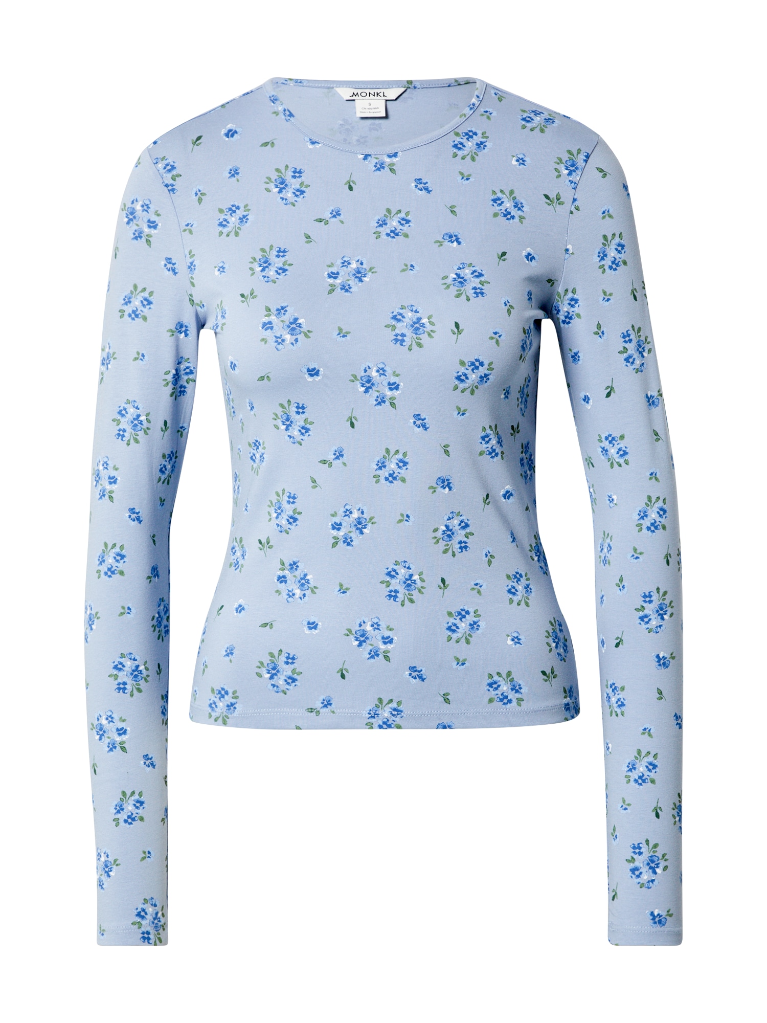 Monki Majica 'Meja ls'  kraljevo modra / pastelno modra / svetlo modra / zelena