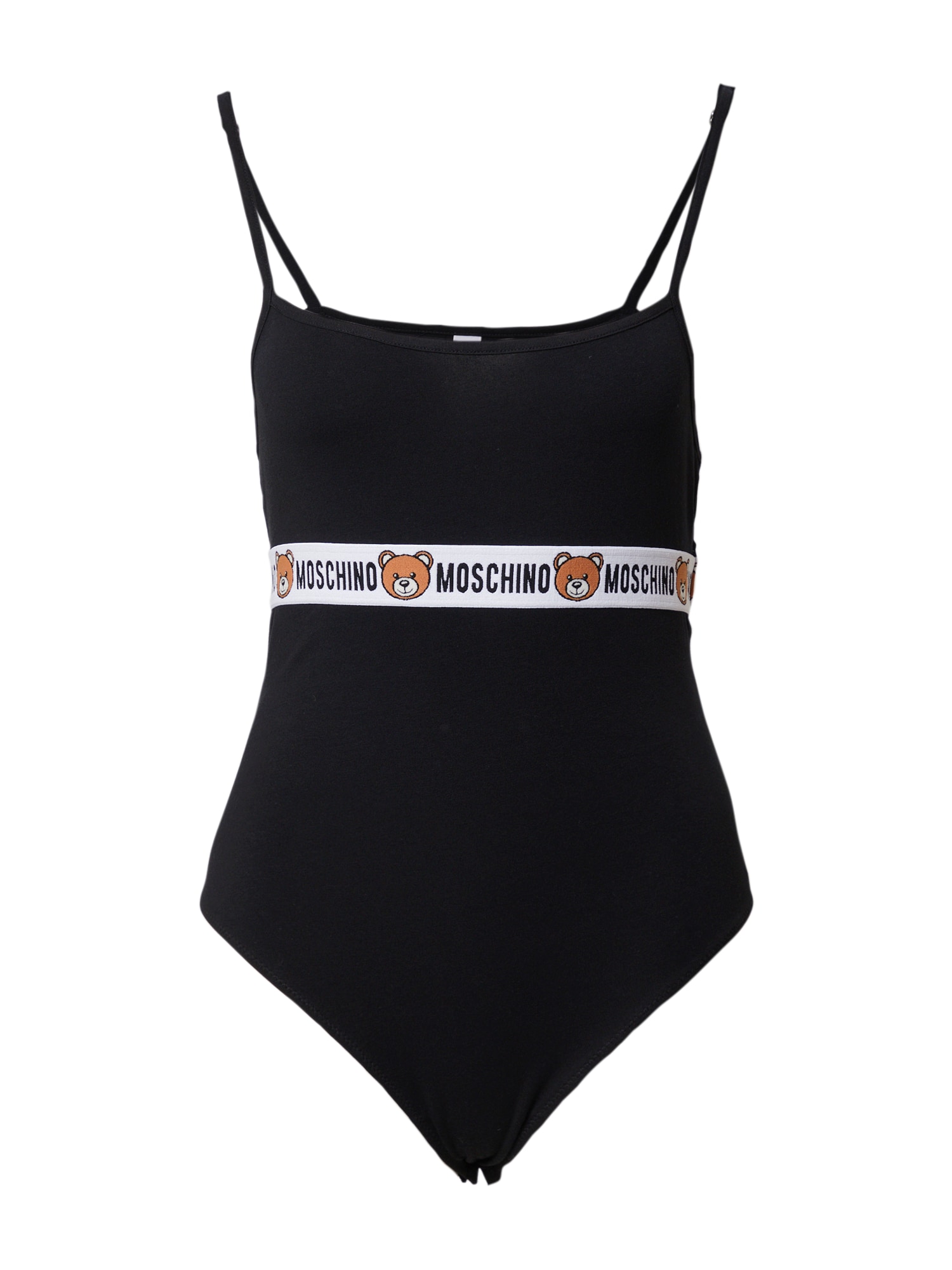 Moschino Underwear Bodi  bež / črna / bela