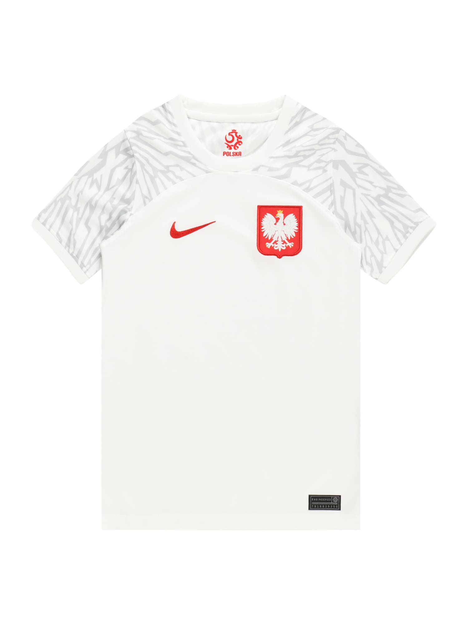 NIKE Funkcionalna majica 'Polen Stadium 2022'  rumena / siva / rdeča / bela