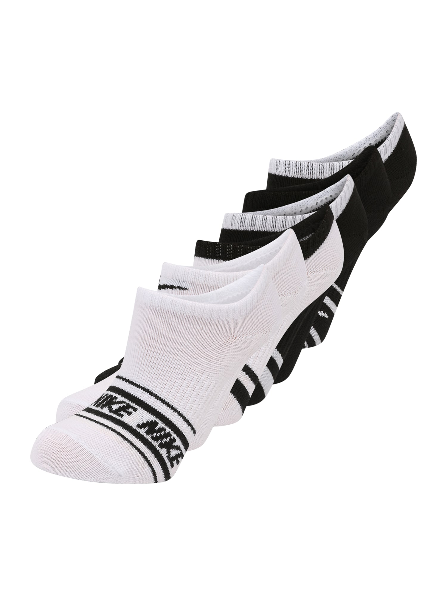 NIKE Športne nogavice  črna / bela