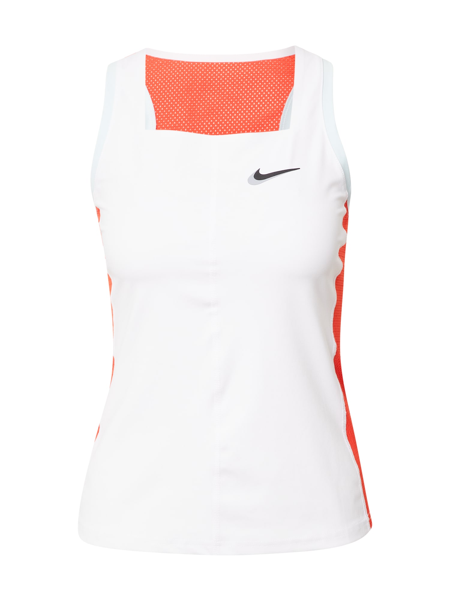 NIKE Športni top  nebeško modra / temno oranžna / bela