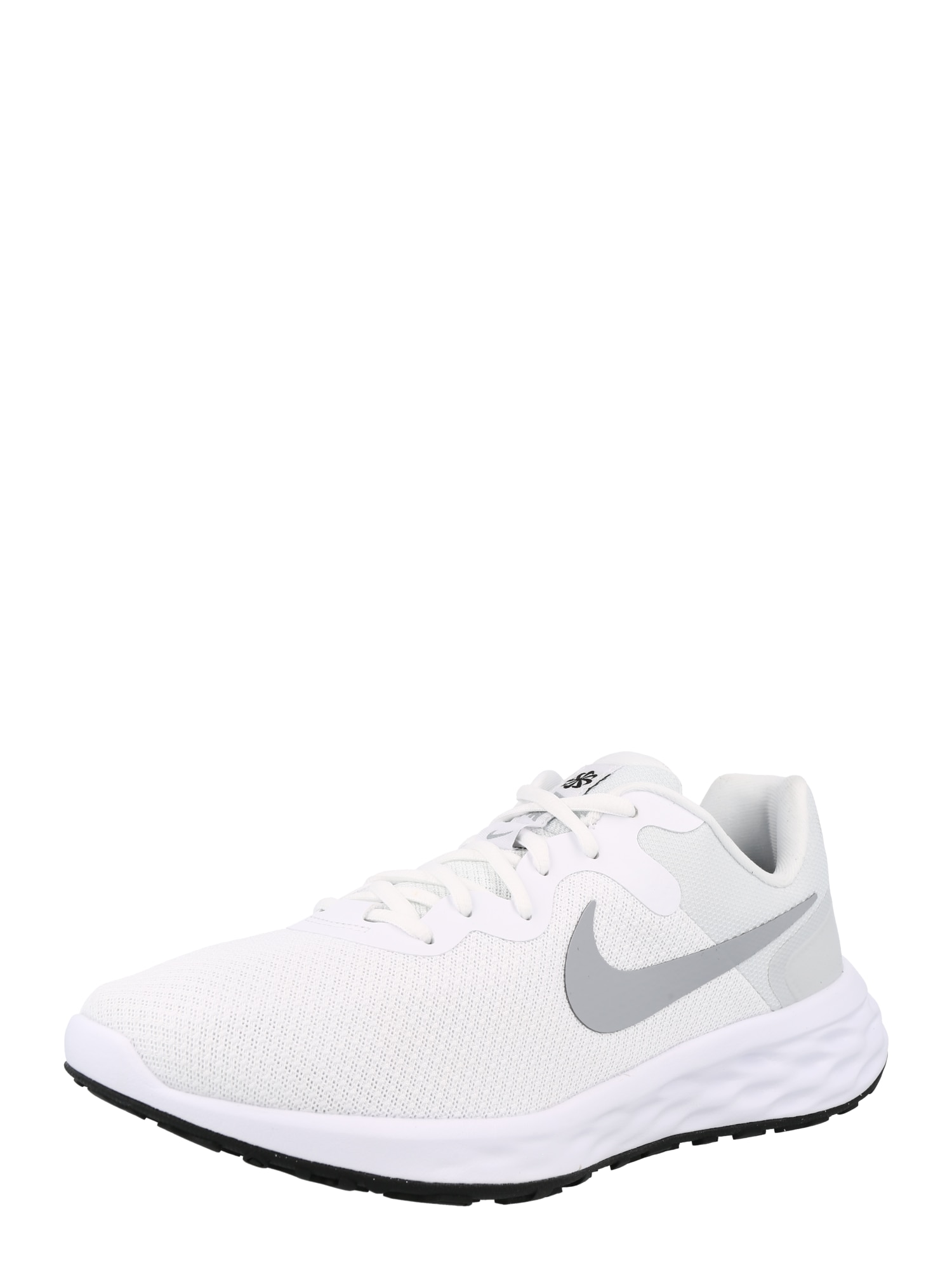 NIKE Tekaški čevelj 'Revolution 6'  siva / bela / off-bela