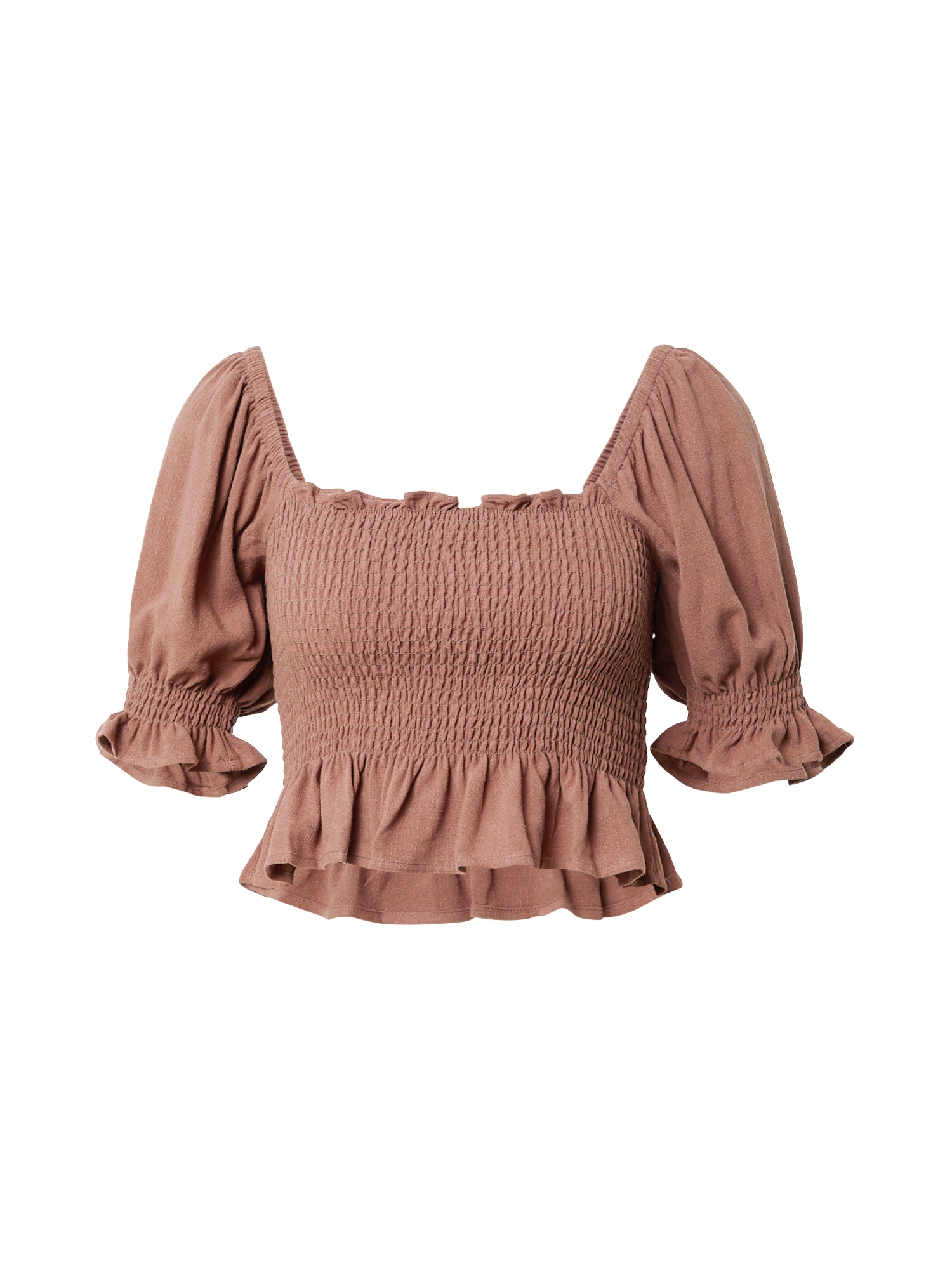 Nasty Gal Bluza  svetlo rjava