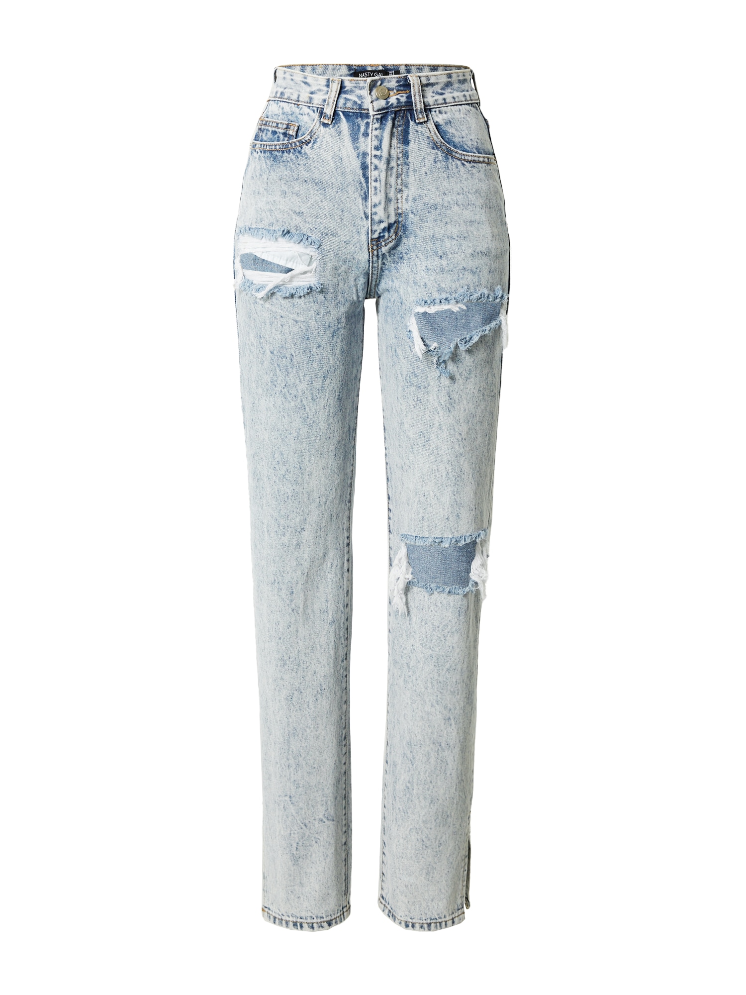 Nasty Gal Kavbojke 'Now or Never Distressed'  svetlo modra