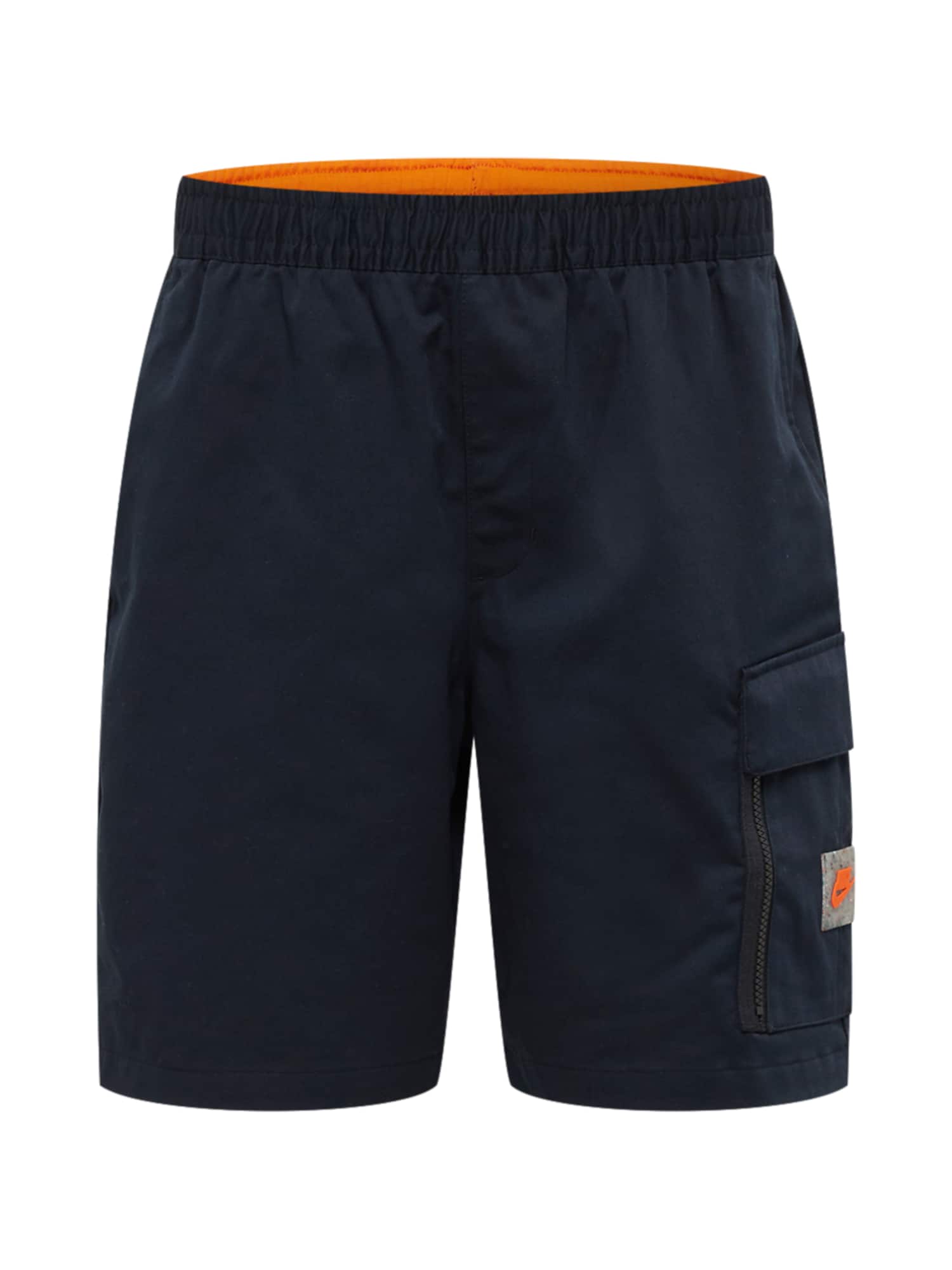 Nike Sportswear Hlače  mornarska / siva / oranžna / črna