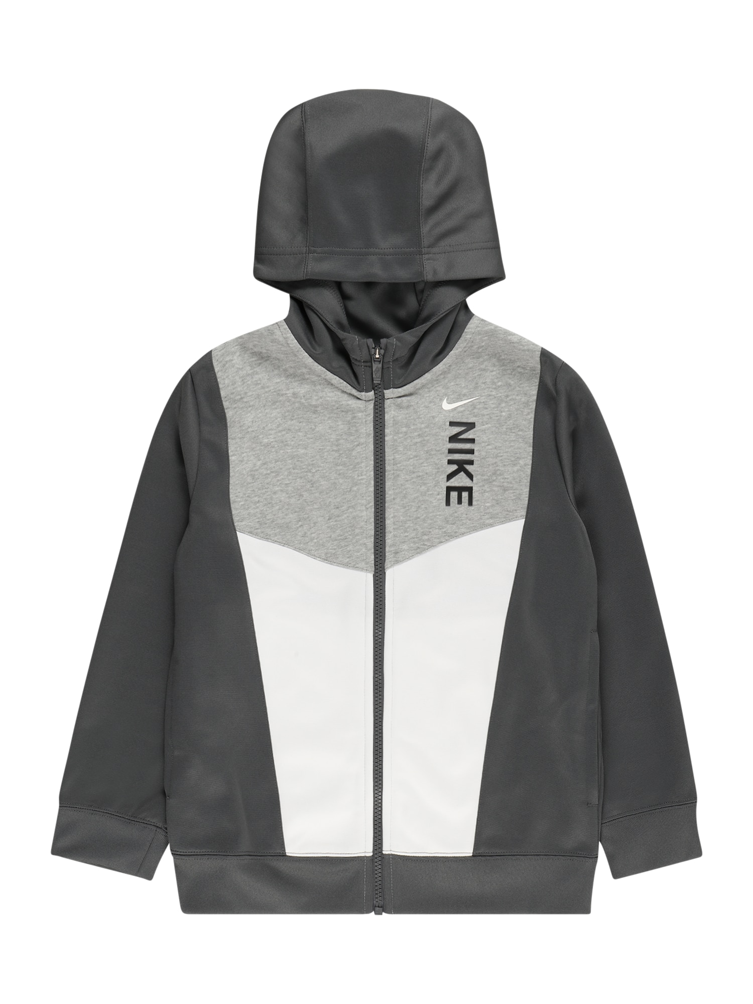 Nike Sportswear Športna jopa na zadrgo  antracit / pegasto siva / bela