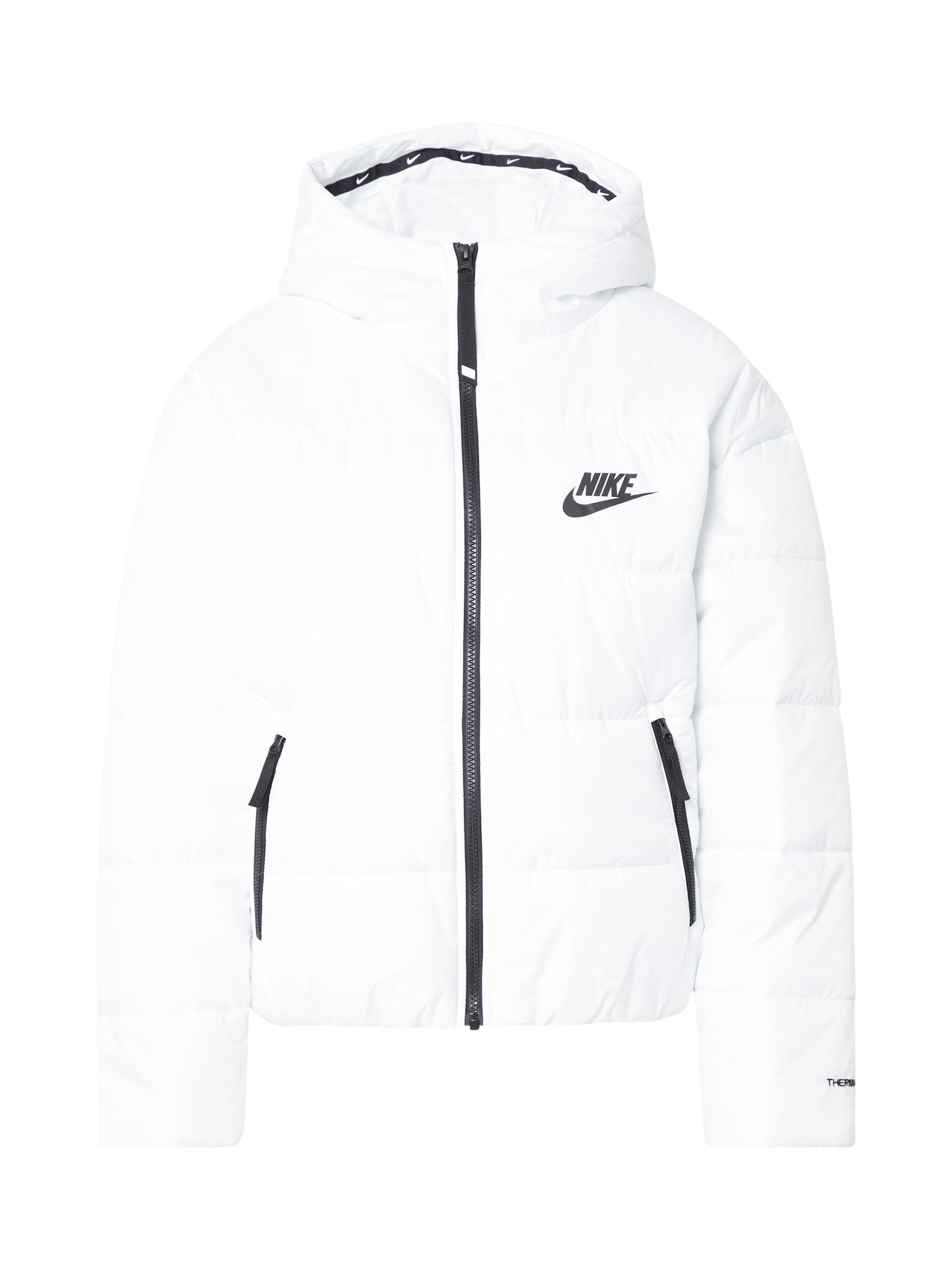 Nike Sportswear Zimska jakna  črna / bela