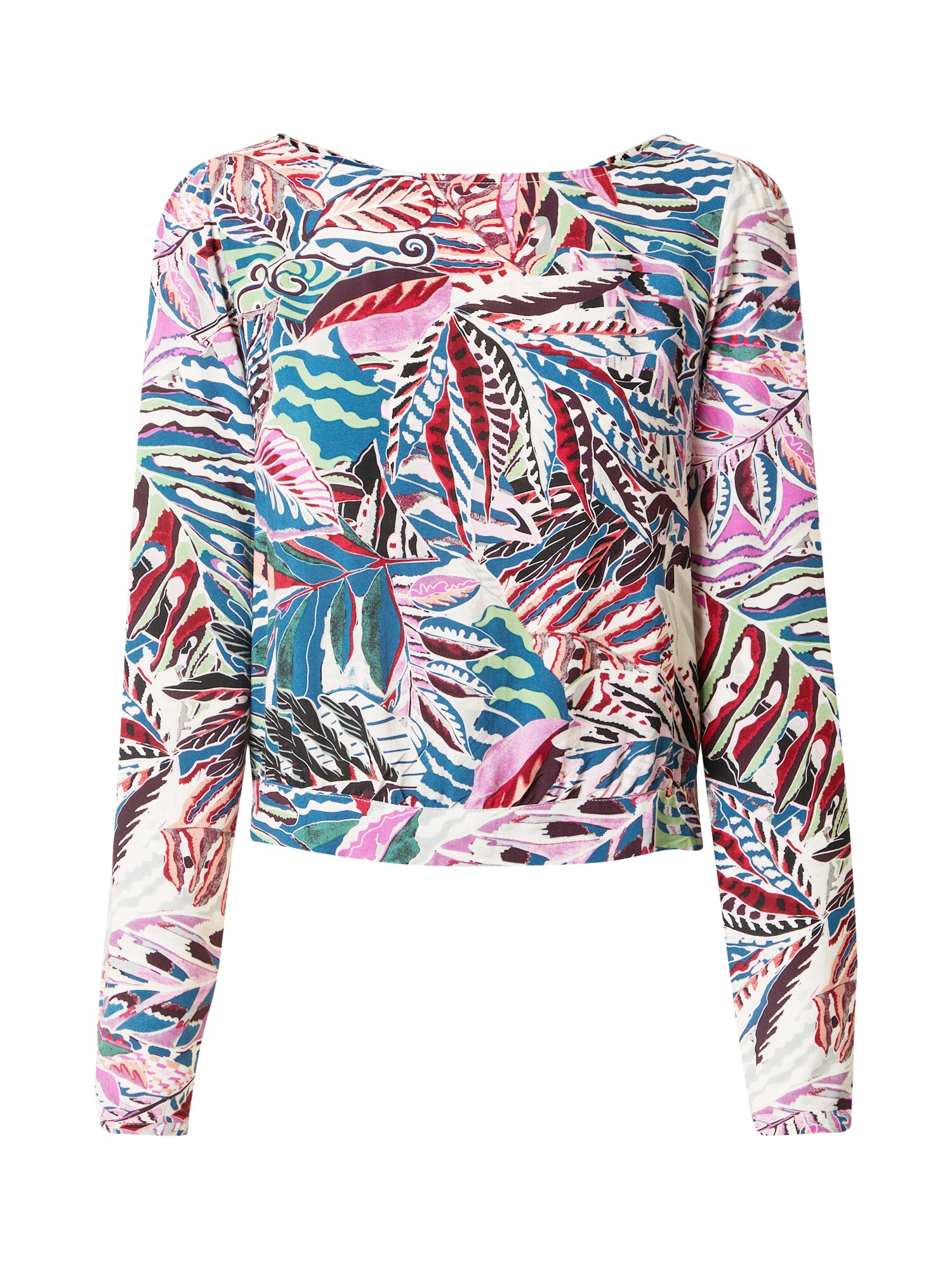ONLY Bluza 'NOVA LIFE'  modra / zelena / črna / bela