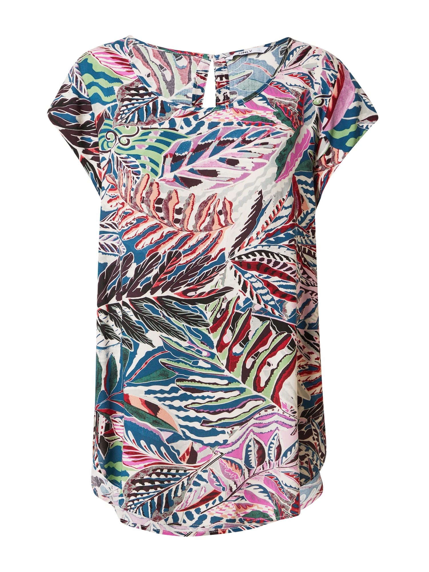 ONLY Bluza 'NOVA'  temno zelena / mešane barve