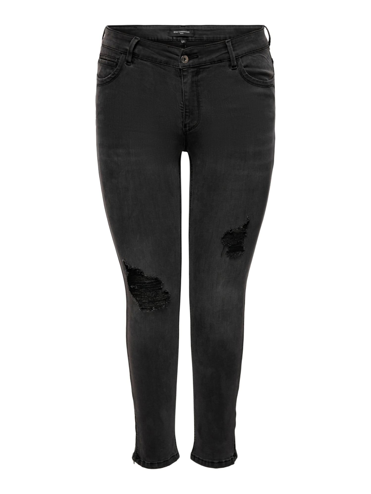 ONLY Carmakoma Kavbojke 'Karla'  črn denim