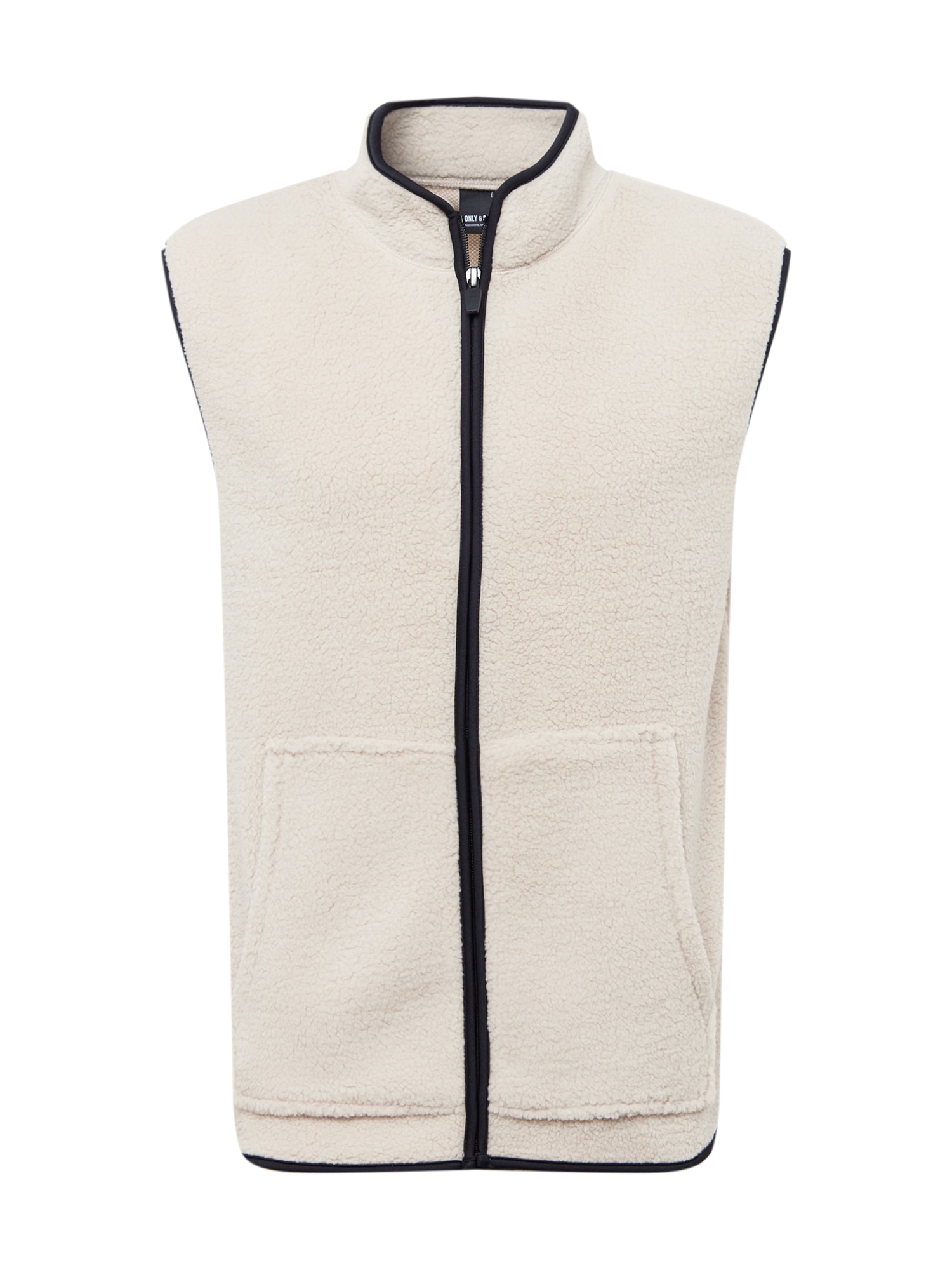 Only & Sons Brezrokavnik 'REMY'  kamen / črna