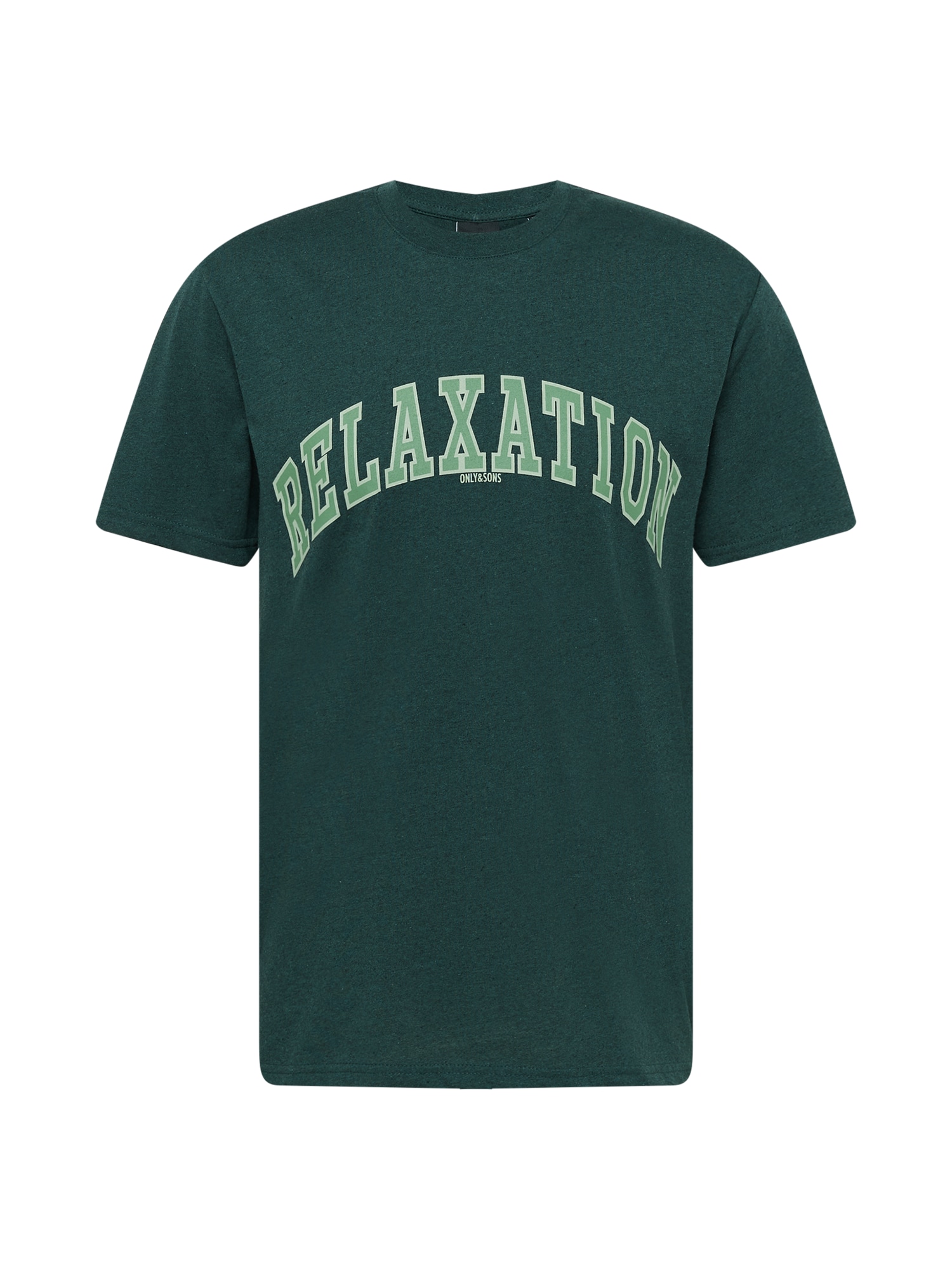 Only & Sons Majica 'RELAXATION'  zelena / pastelno zelena / temno zelena