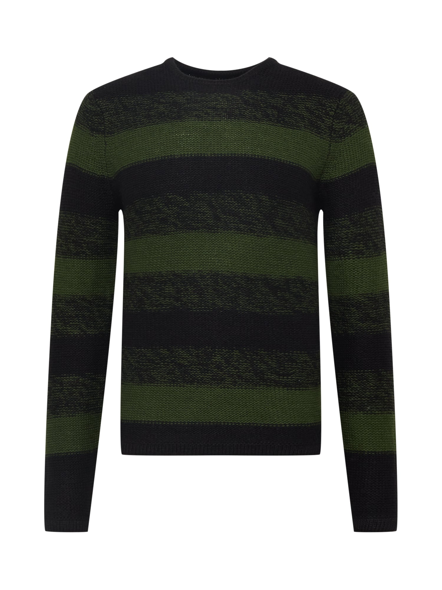 Only & Sons Pulover 'CALLEN'  temno zelena / črna