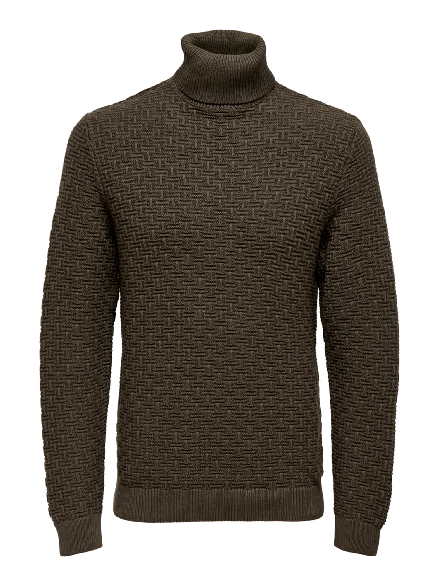 Only & Sons Pulover 'Kay'  temno rjava