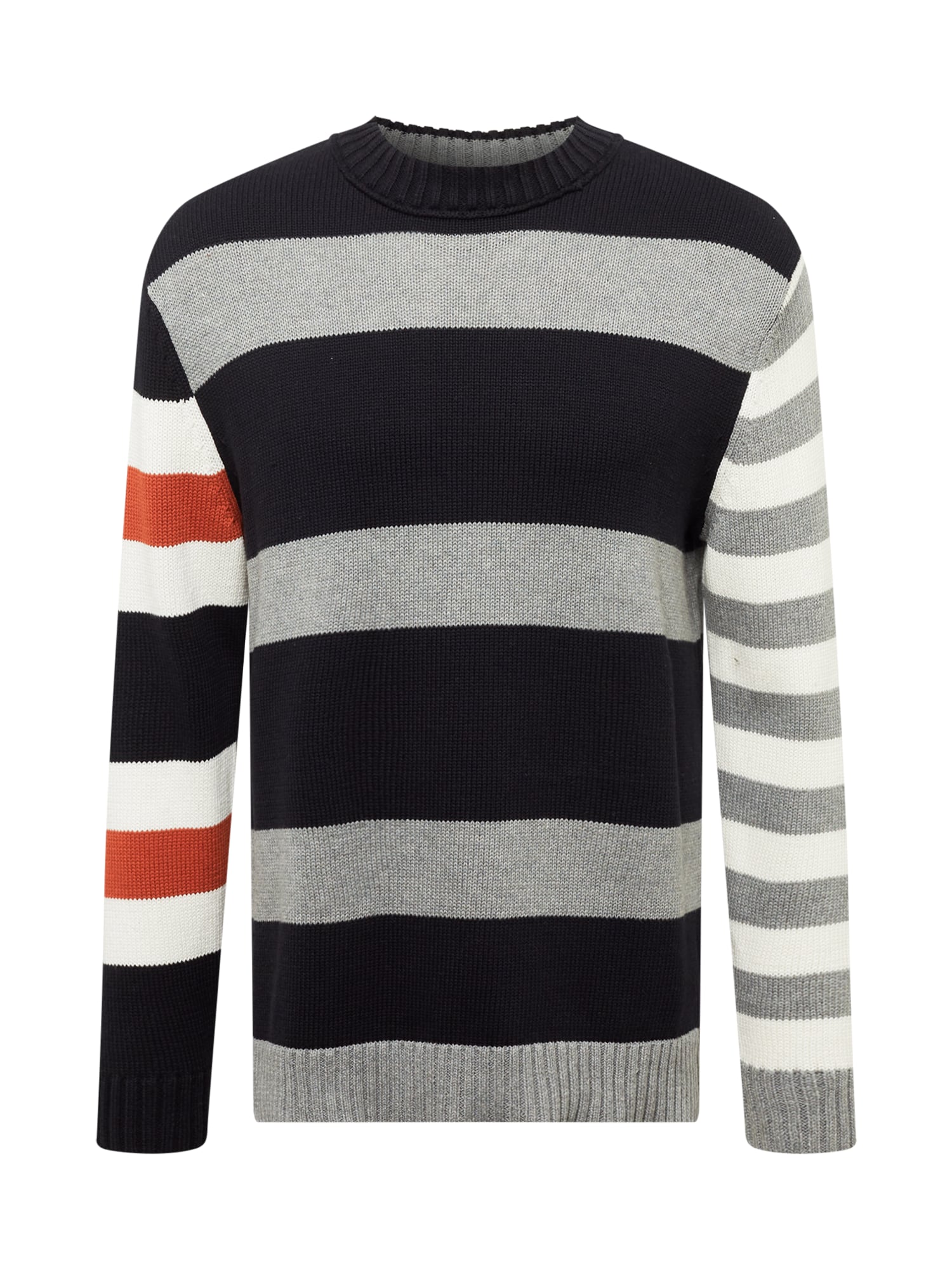 Only & Sons Pulover 'PATRICK'  marine / pegasto siva / rdeča / bela