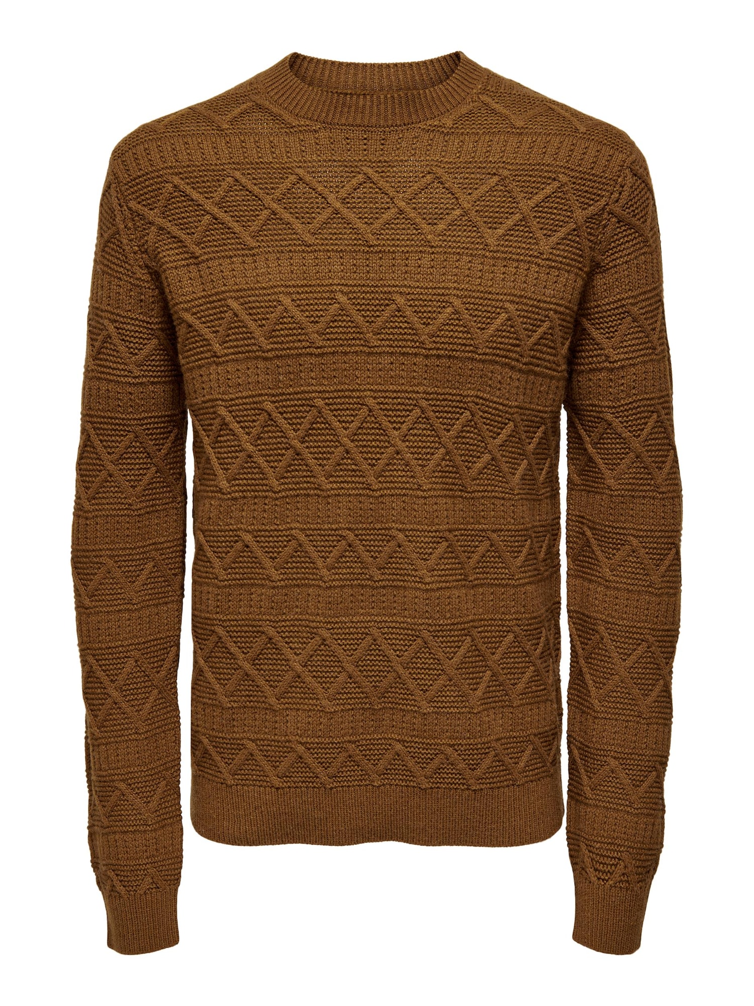 Only & Sons Pulover  rjava