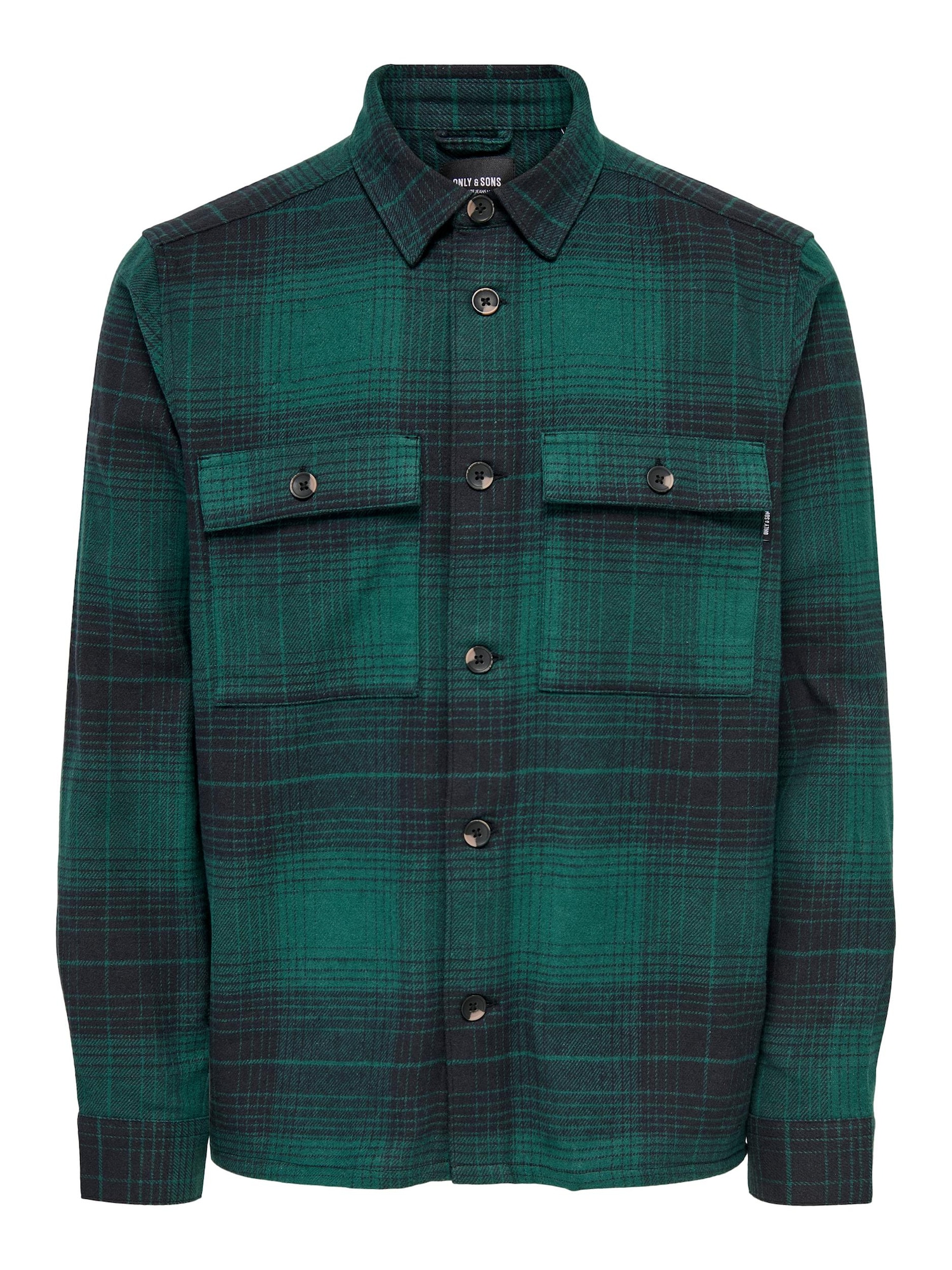 Only & Sons Srajca 'Baz'  zelena / temno zelena
