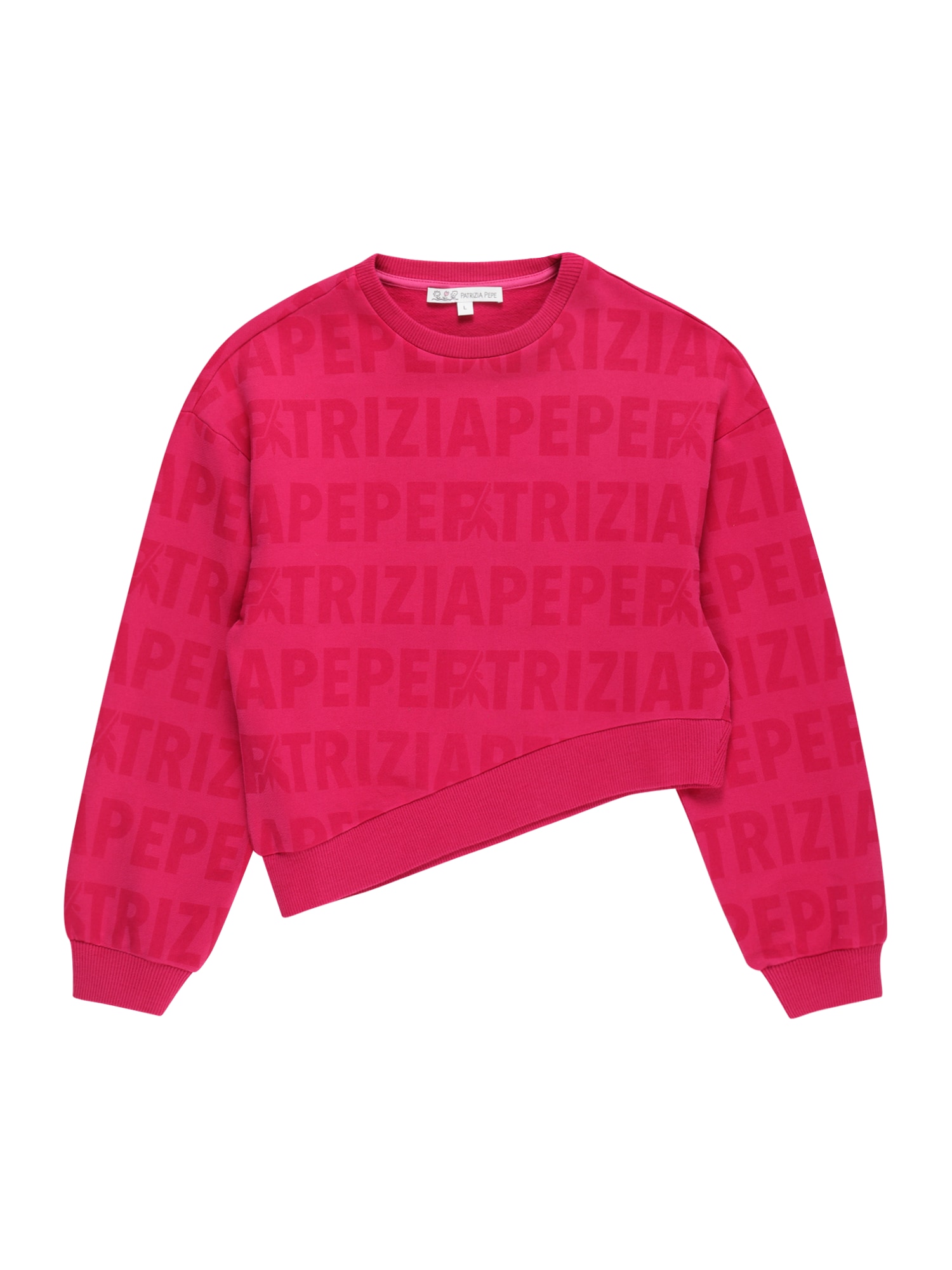 PATRIZIA PEPE Majica 'FELPA'  roza / fuksija