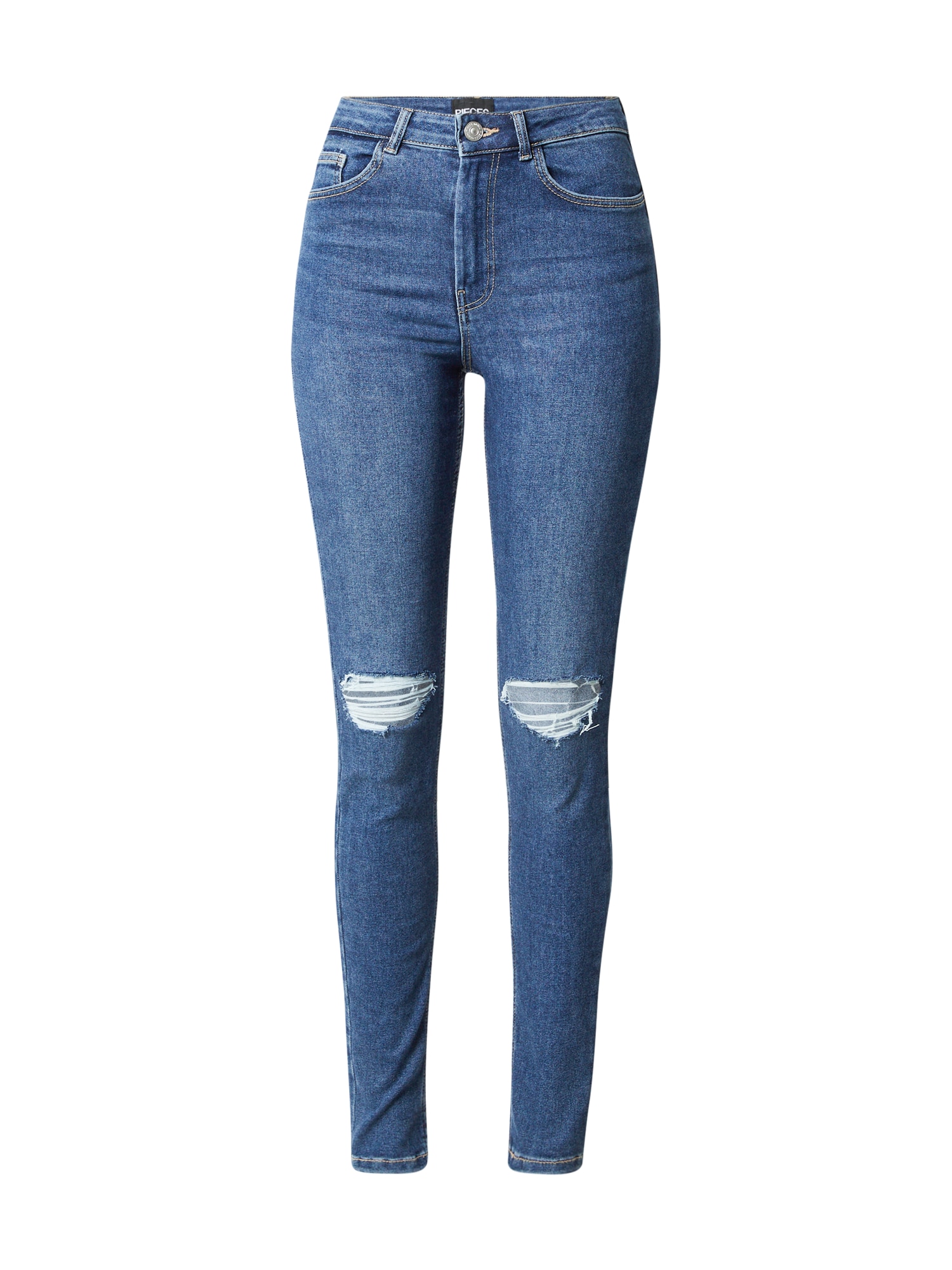 PIECES Kavbojke 'High Five'  moder denim