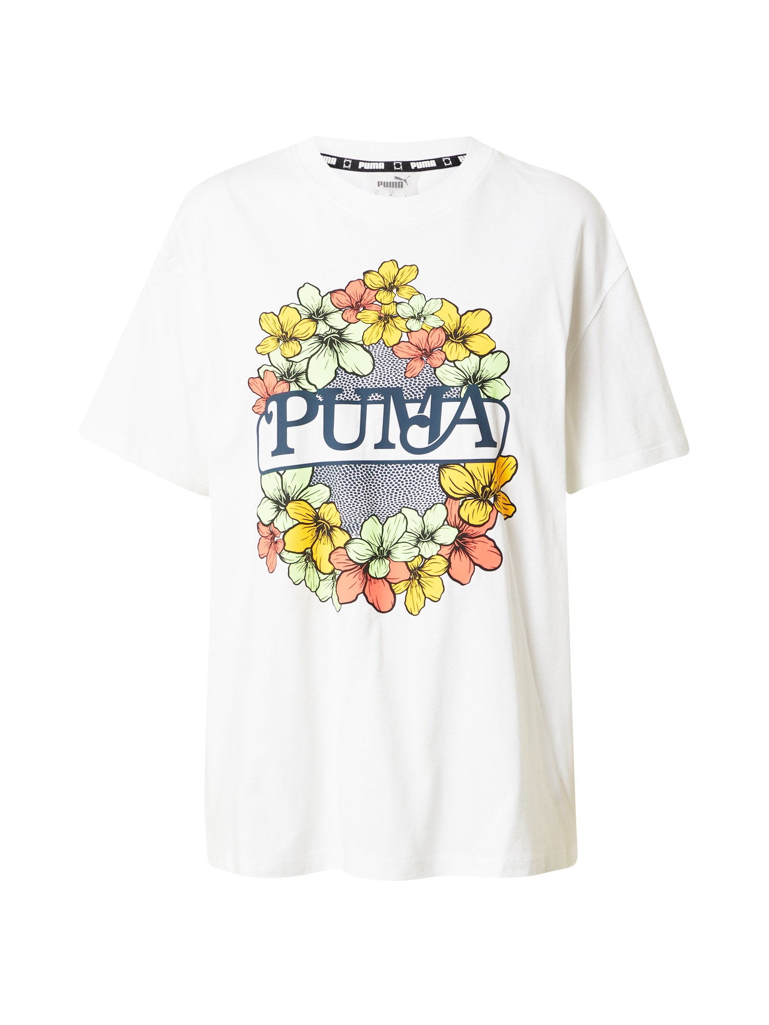 PUMA Majica  mešane barve / bela