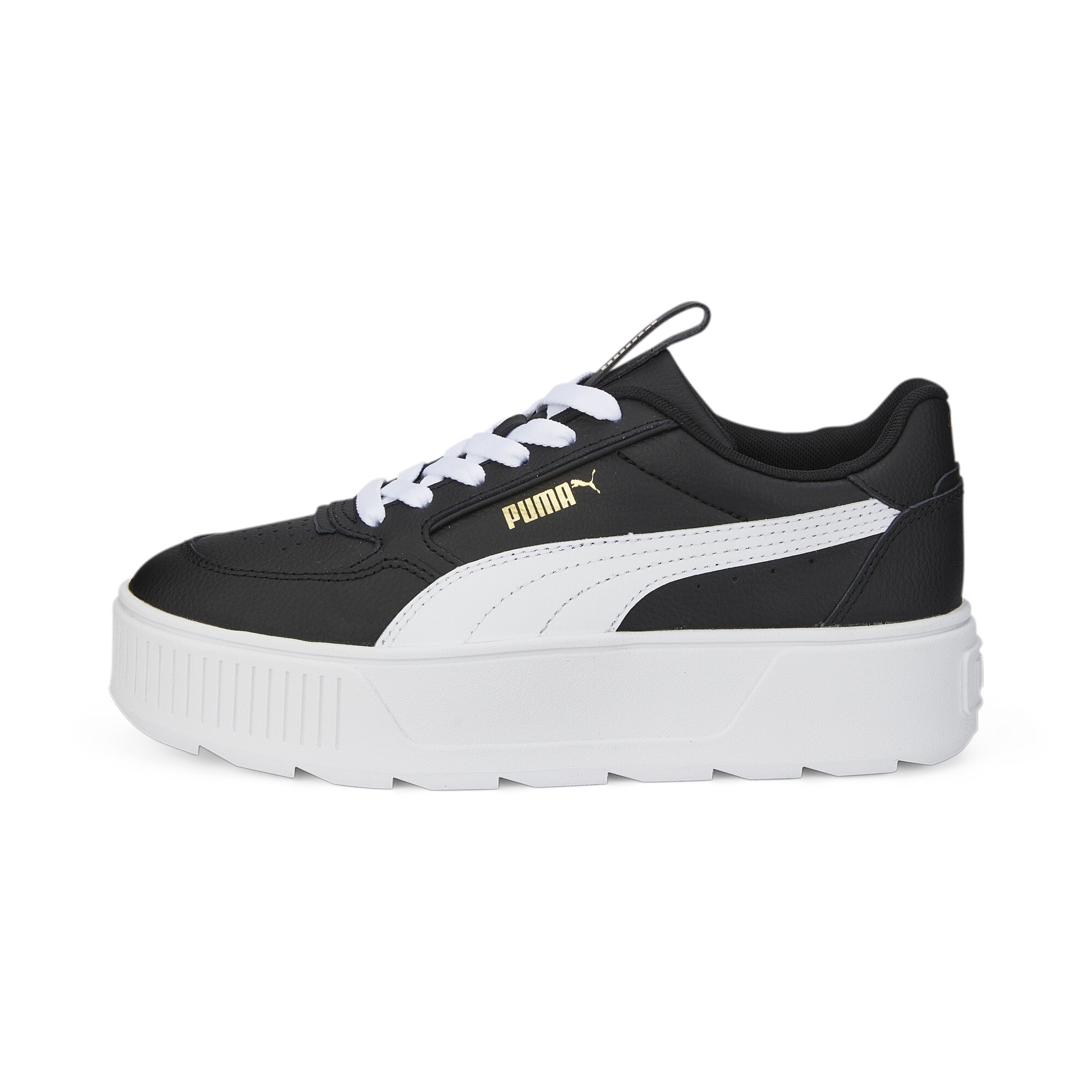 PUMA Nizke superge 'Karmen'  zlata / črna / bela