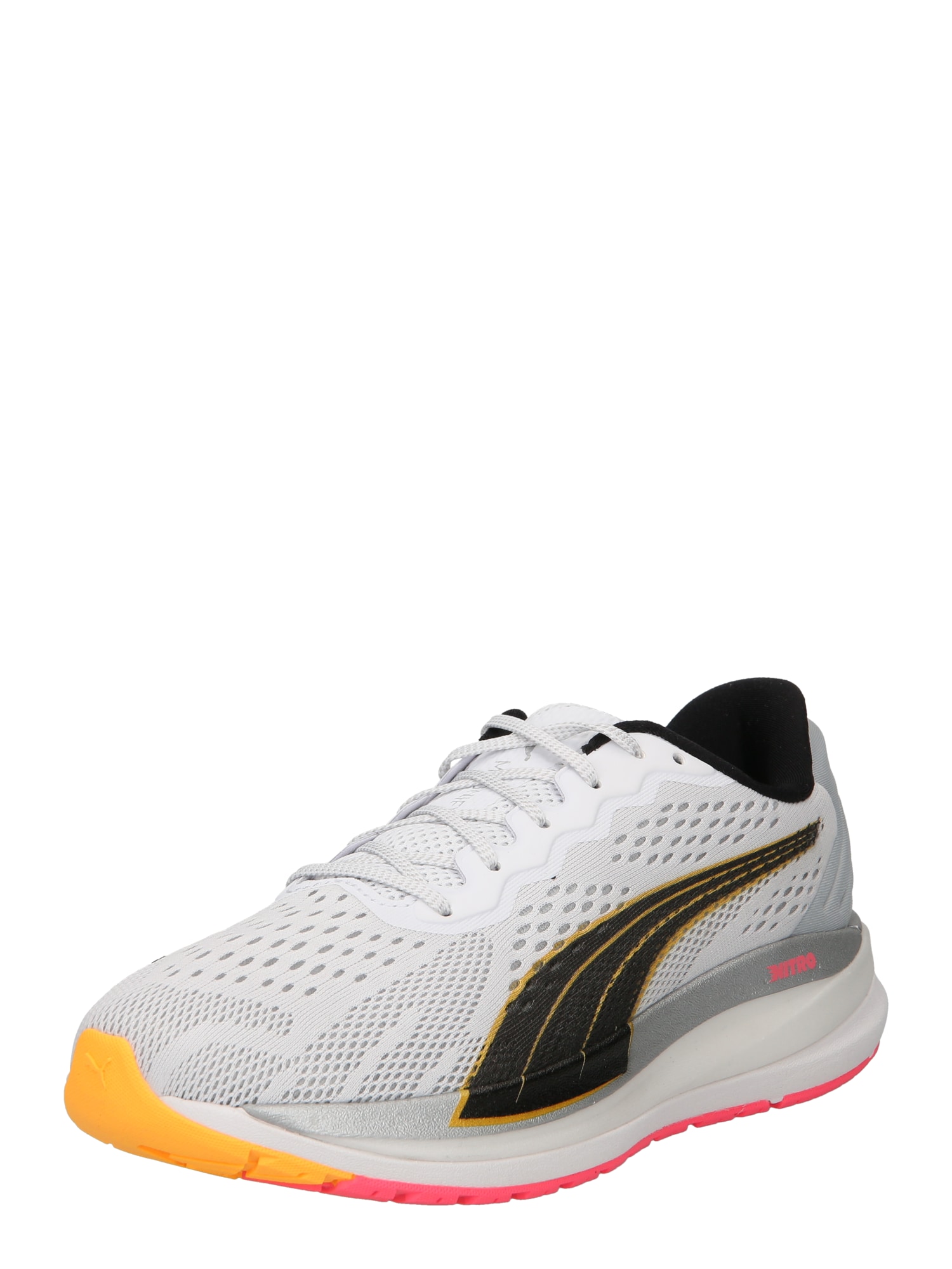 PUMA Tekaški čevelj 'Magnify Nitro Surge'  rumena / svetlo siva / črna / bela