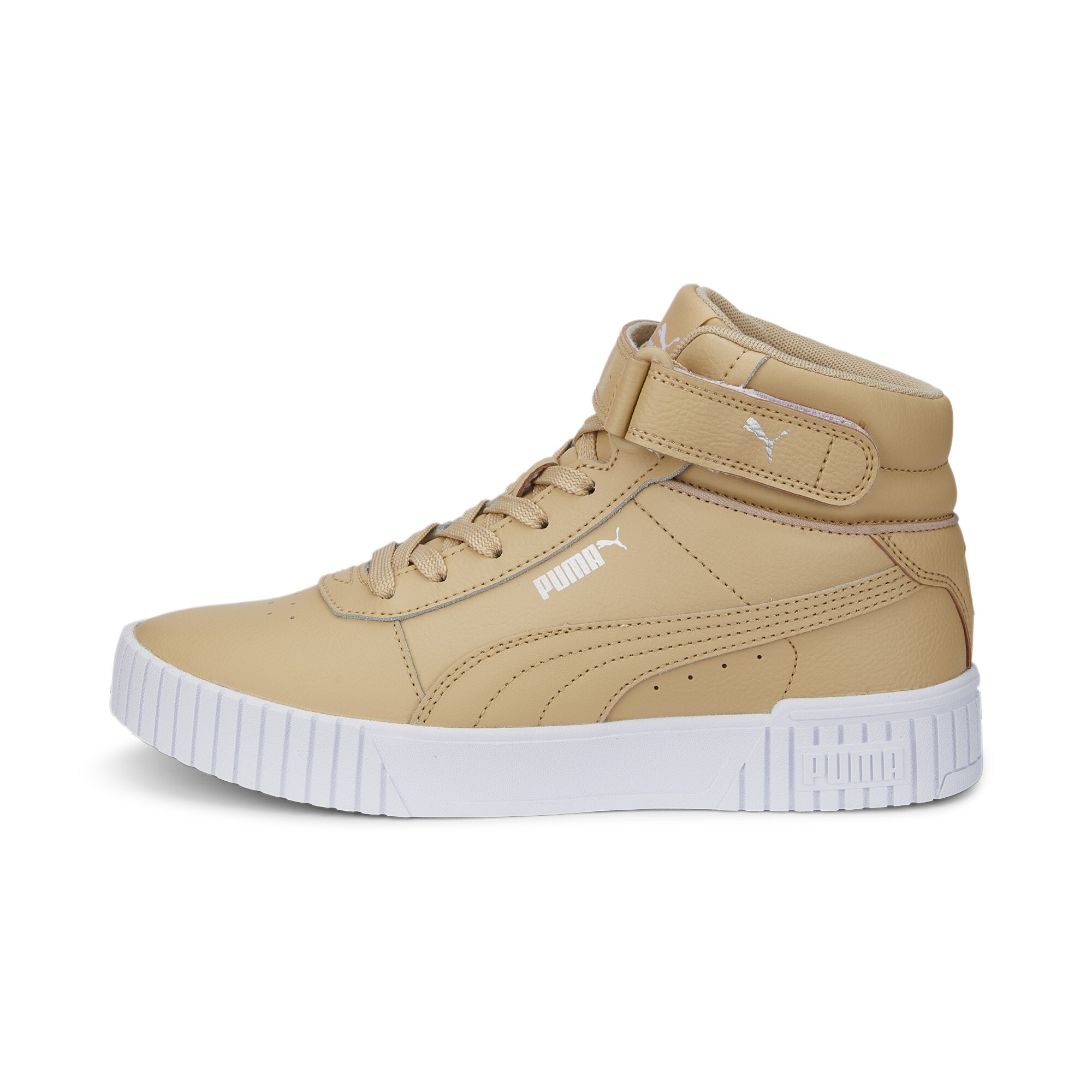 PUMA Visoke superge 'Carina 2.0'  temno bež / bela