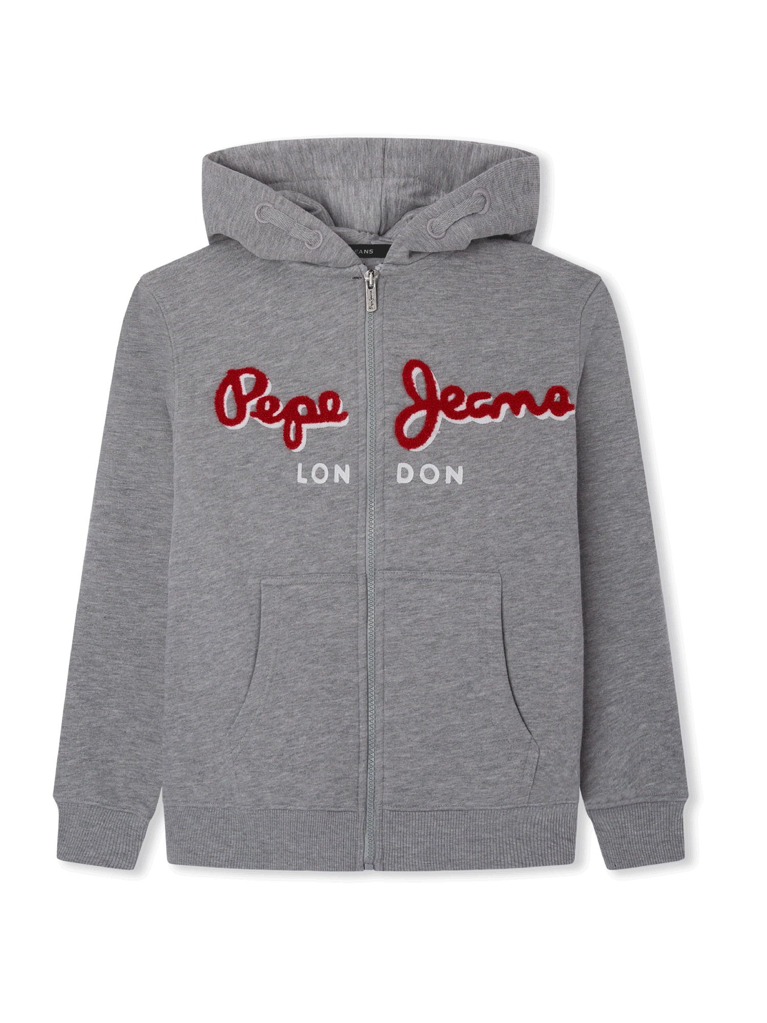 Pepe Jeans Jopa na zadrgo  siva / burgund / bela