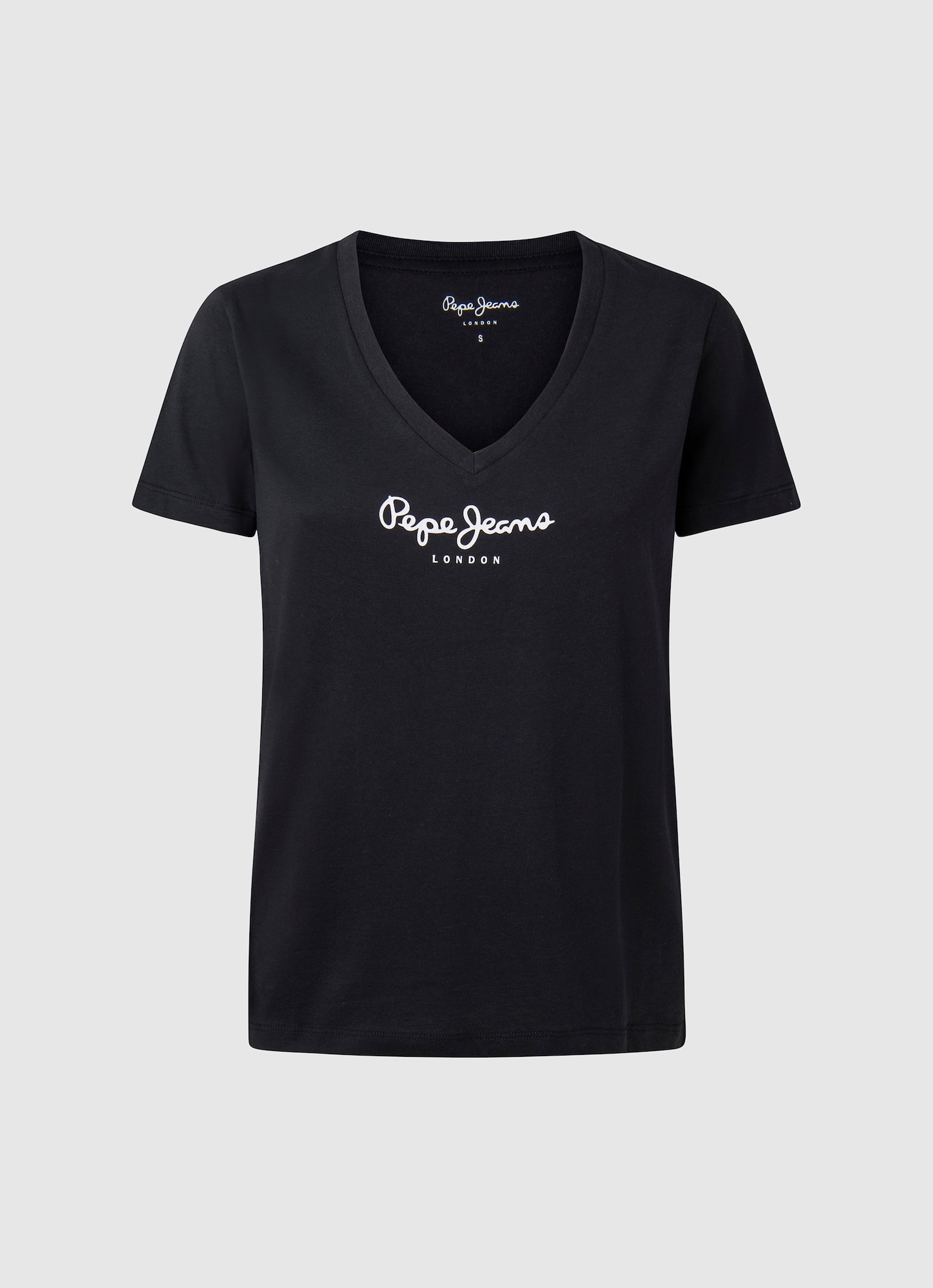 Pepe Jeans Majica 'CAMILA'  črna / bela