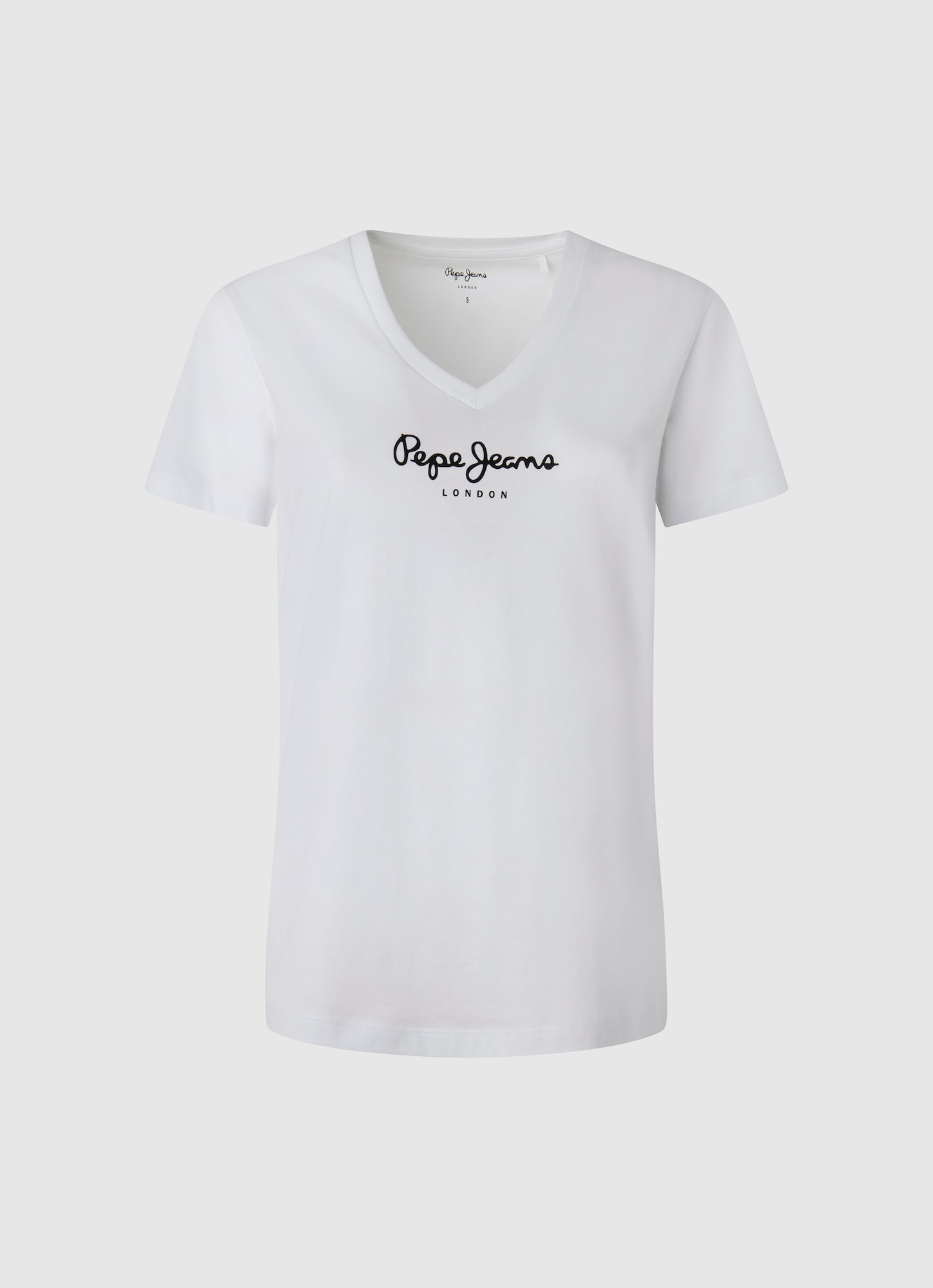 Pepe Jeans Majica 'CAMILA'  črna / bela