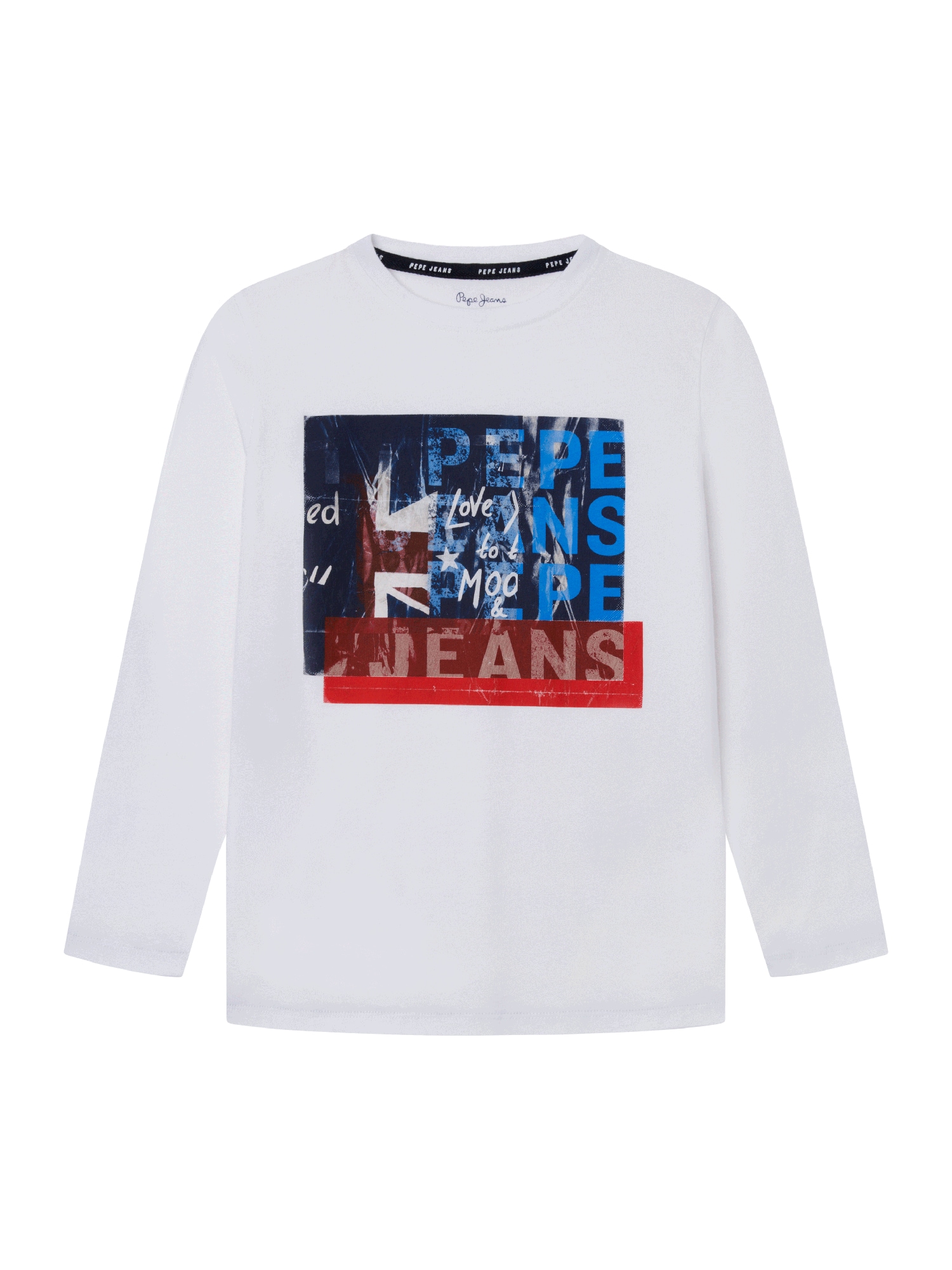 Pepe Jeans Majica 'CLAUS'  mornarska / azur / rdeča / bela