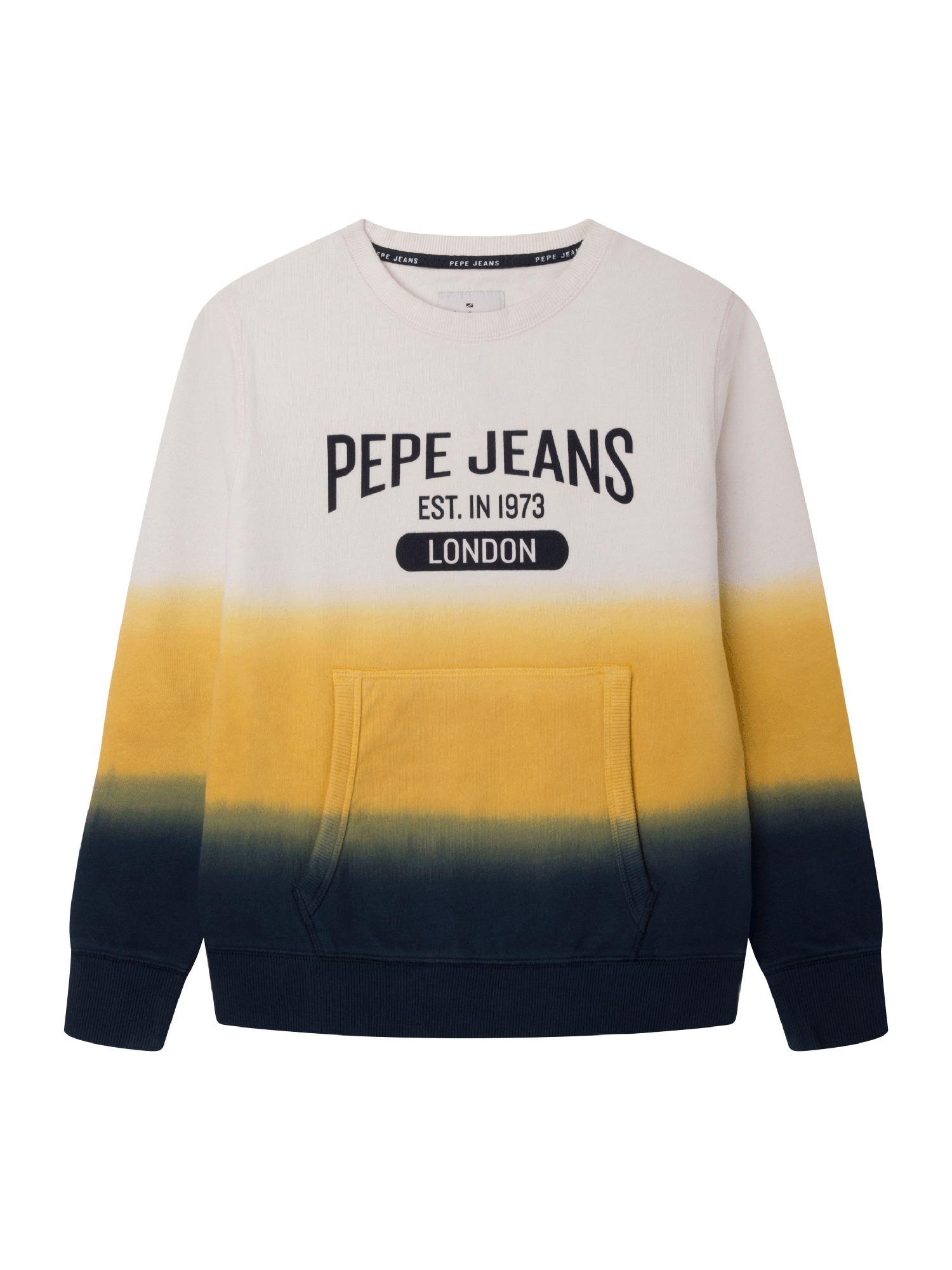 Pepe Jeans Majica 'ORRICK'  slonovina / mornarska / zlato-rumena