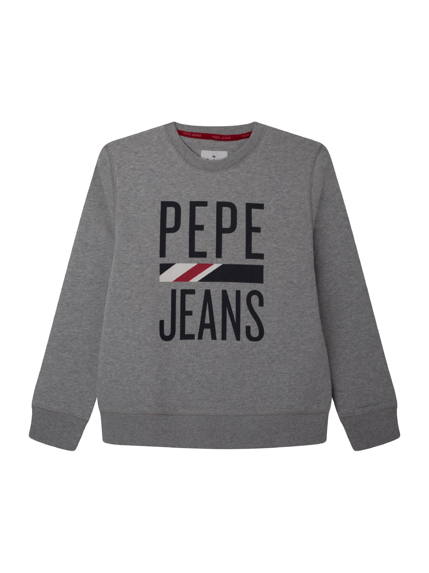 Pepe Jeans Majica 'Otis'  mornarska / temno siva / rubin rdeča / bela