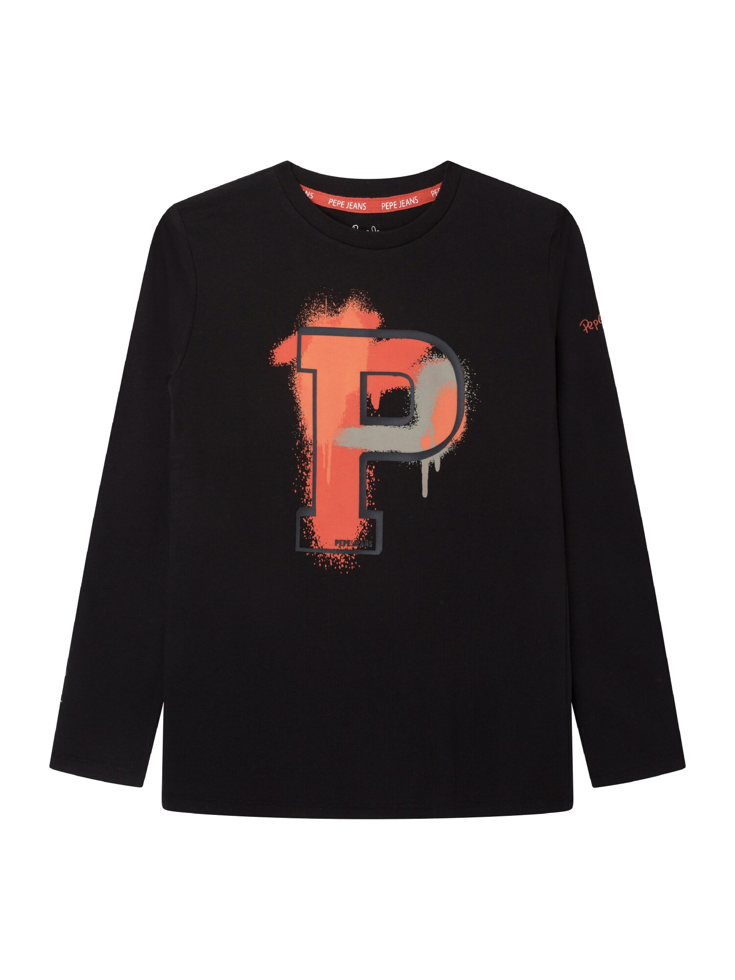 Pepe Jeans Majica 'Robin'  temno siva / korala / črna