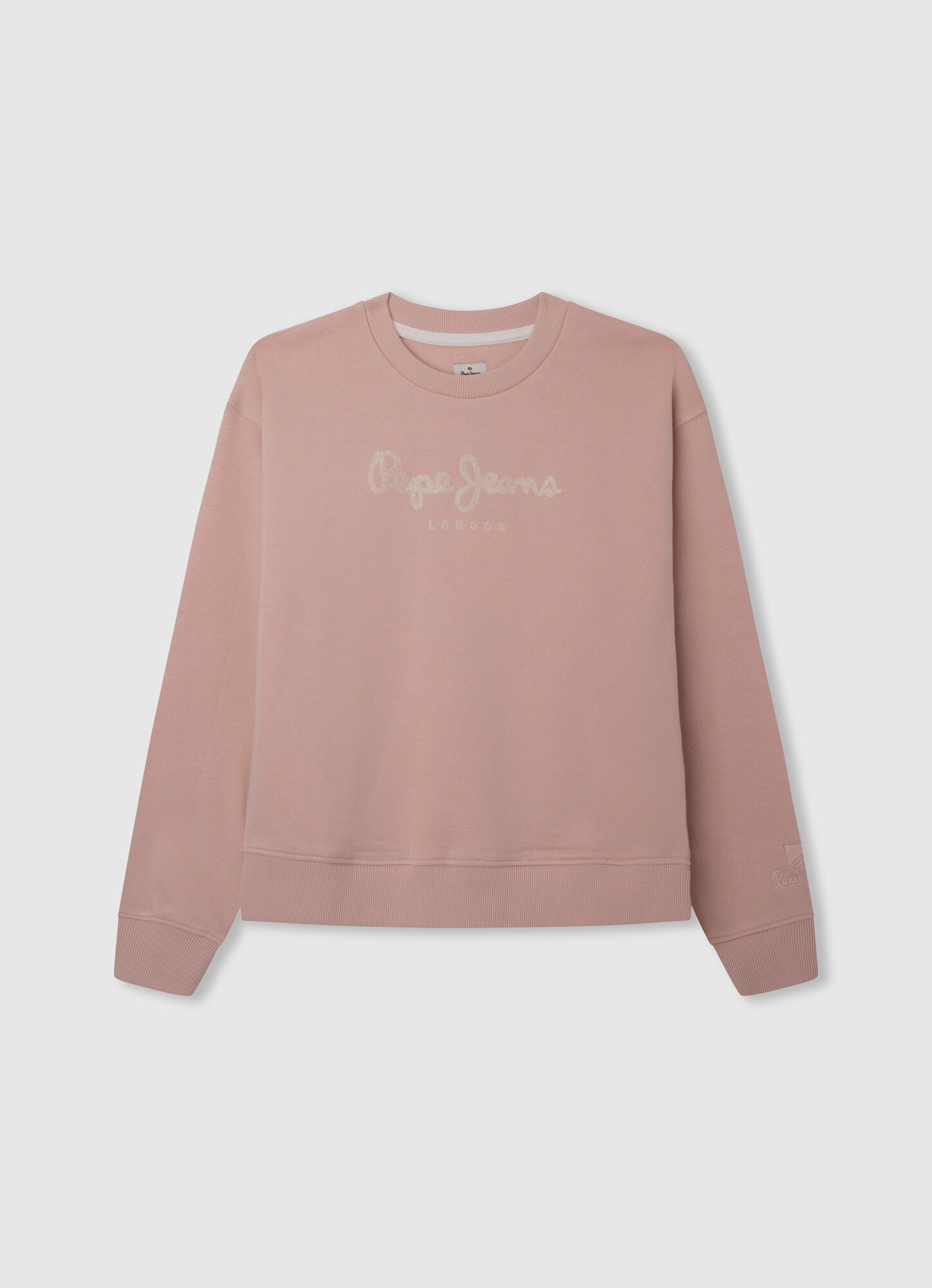 Pepe Jeans Majica 'Winter Rose'  bež / staro roza
