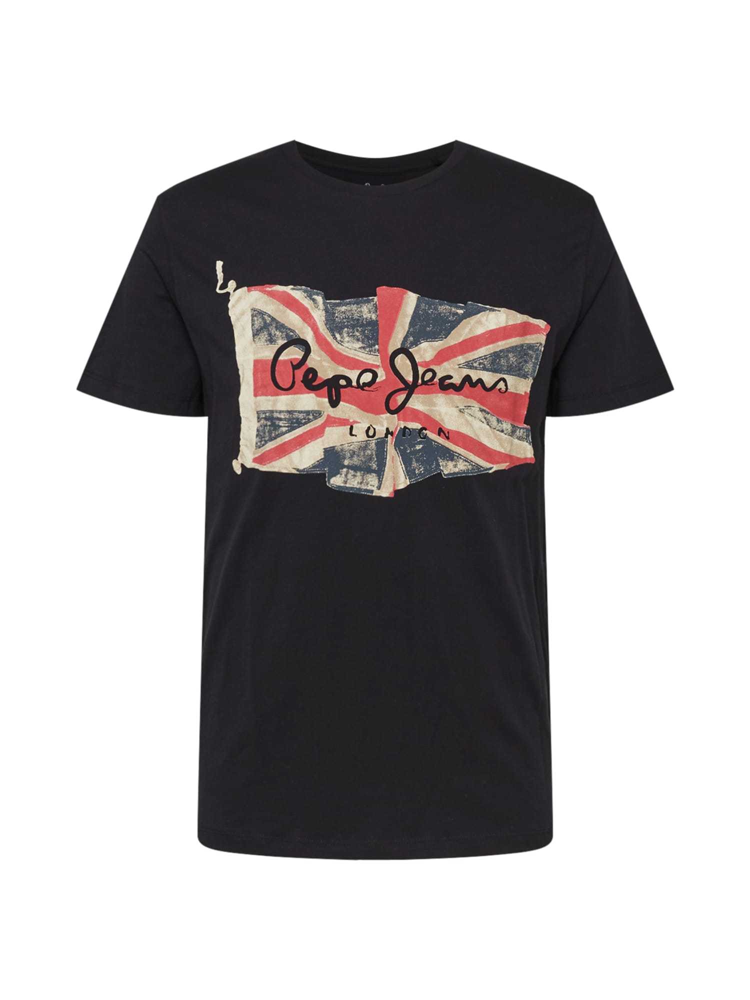 Pepe Jeans Majica  bež / moder denim / svetlo rdeča / črna