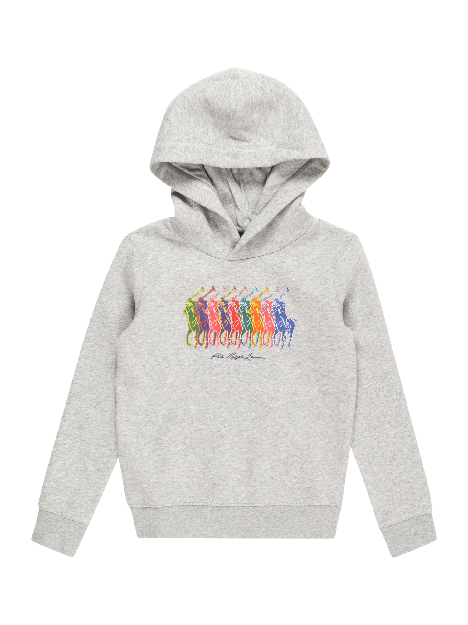 Polo Ralph Lauren Majica  modra / pegasto siva / zelena / oranžno rdeča