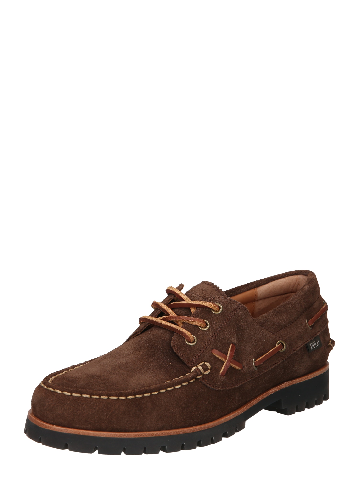 Polo Ralph Lauren Mokasini 'RANGER DECK'  bež / čokolada