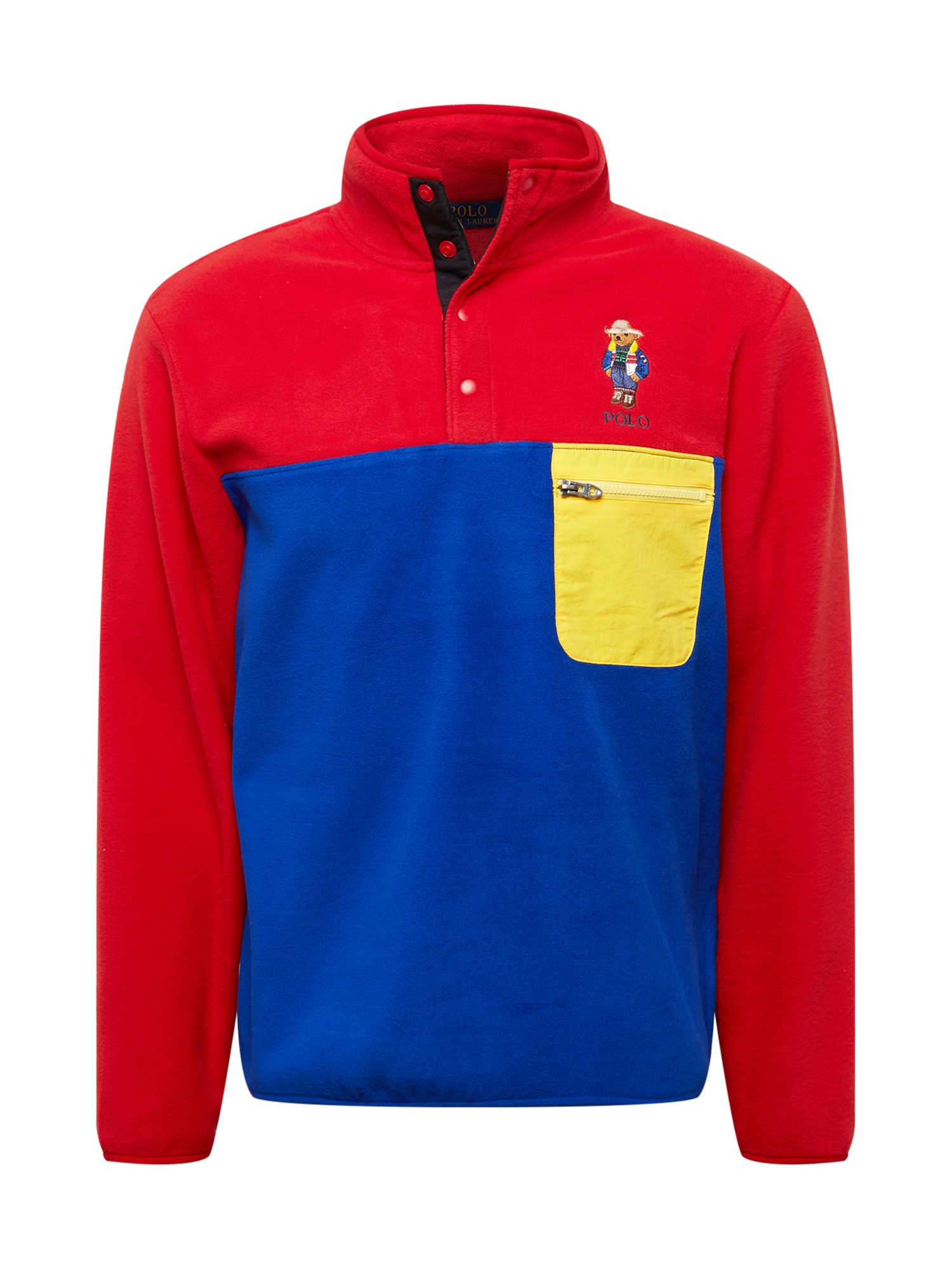 Polo Ralph Lauren Pulover  modra / rumena / rdeča