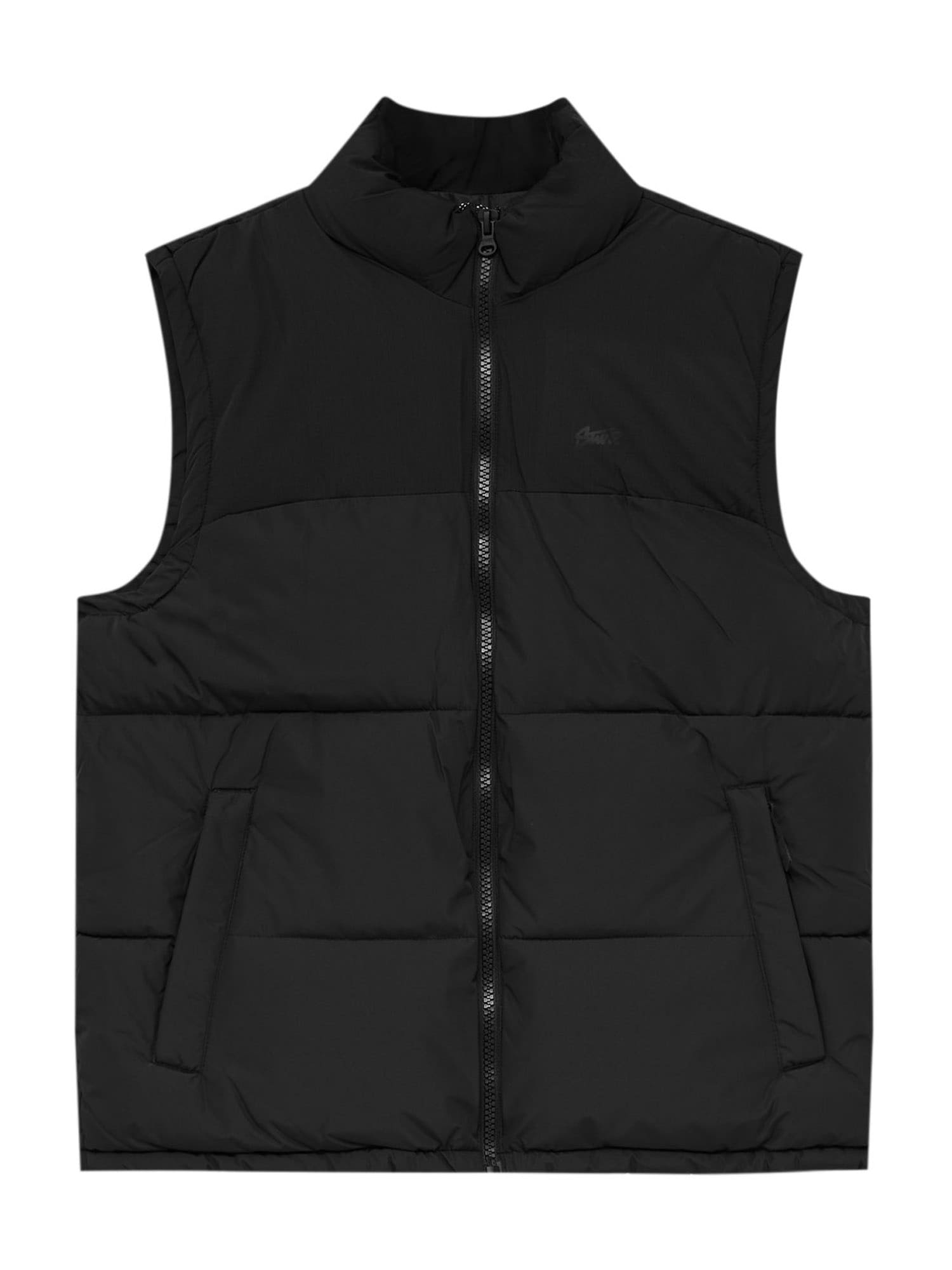 Pull&Bear Brezrokavnik  črna