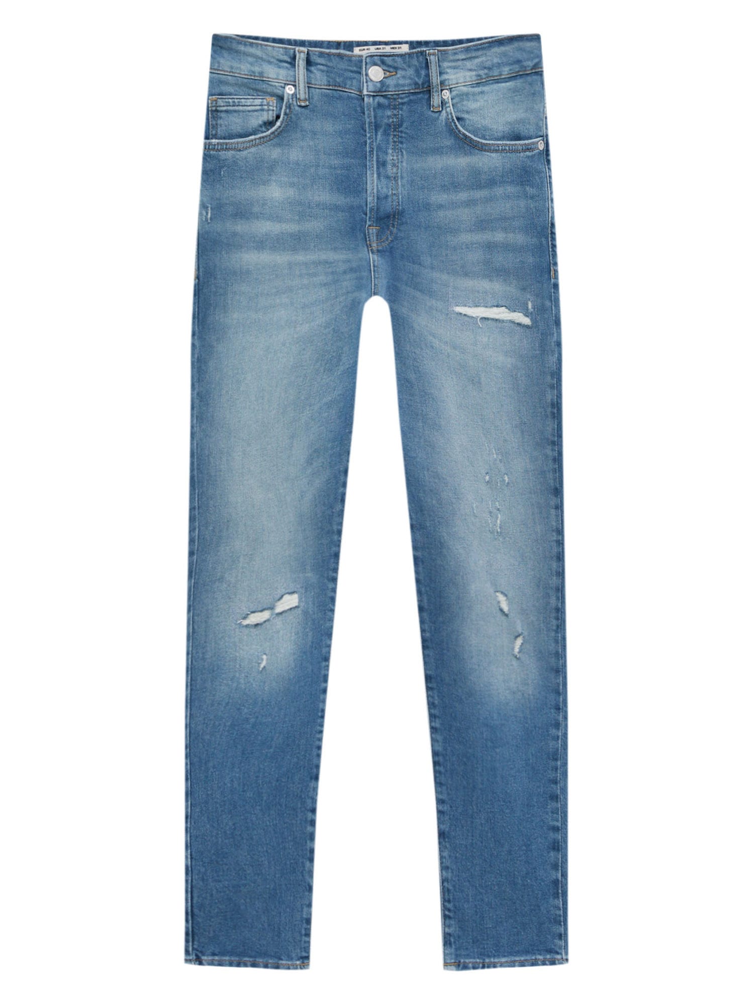 Pull&Bear Kavbojke  moder denim