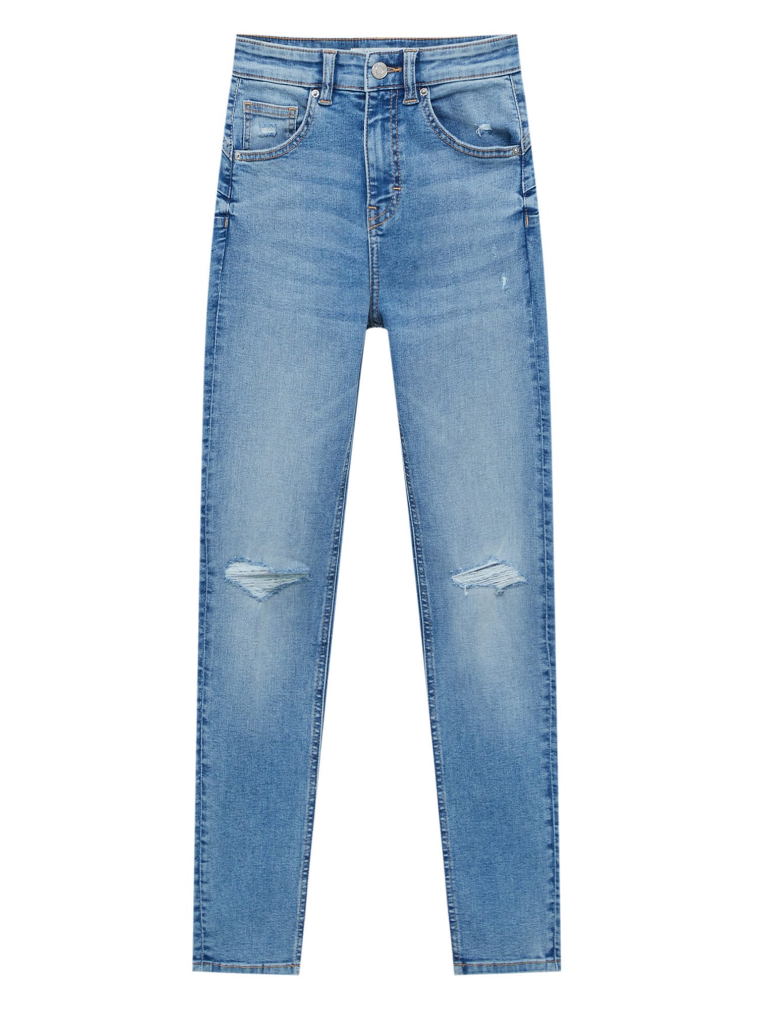 Pull&Bear Kavbojke  moder denim