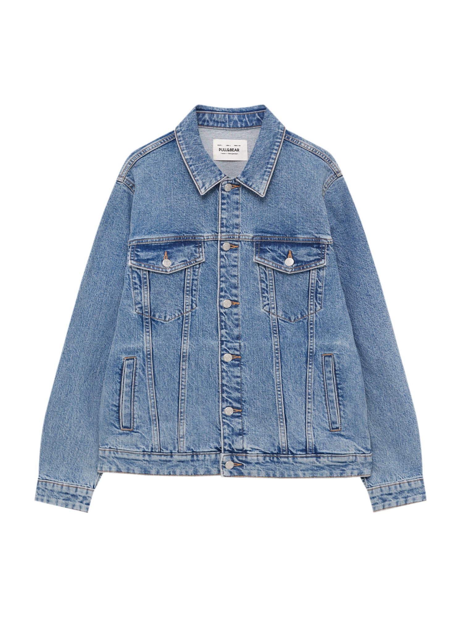 Pull&Bear Prehodna jakna  svetlo modra