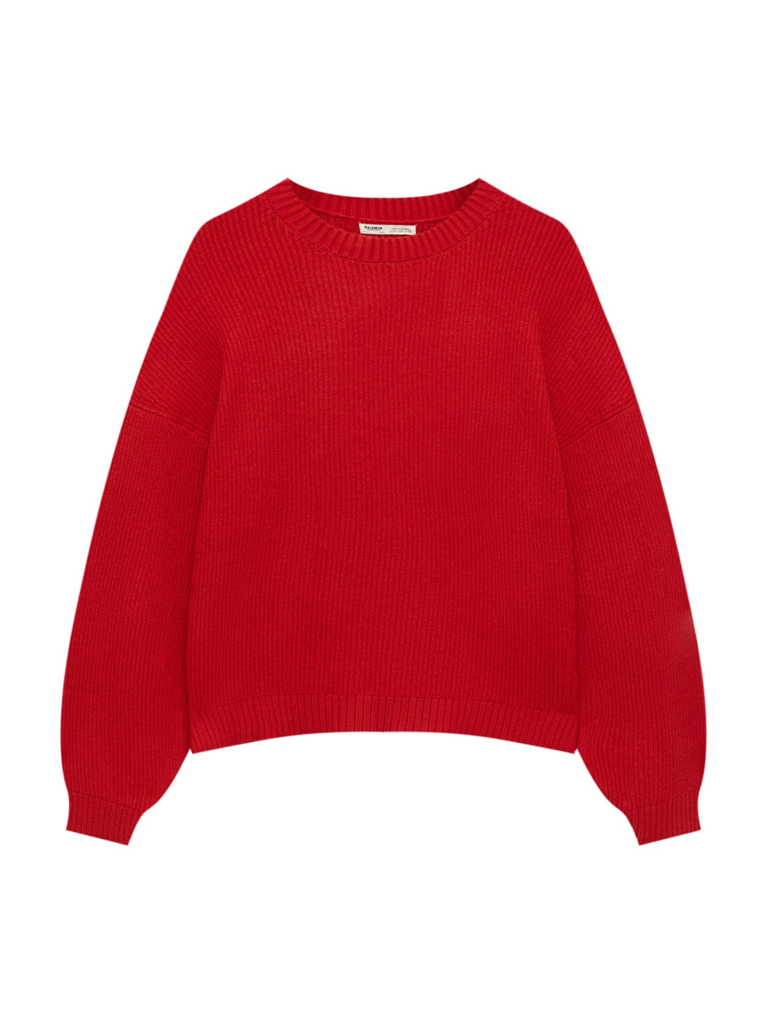 Pull&Bear Pulover  rdeča