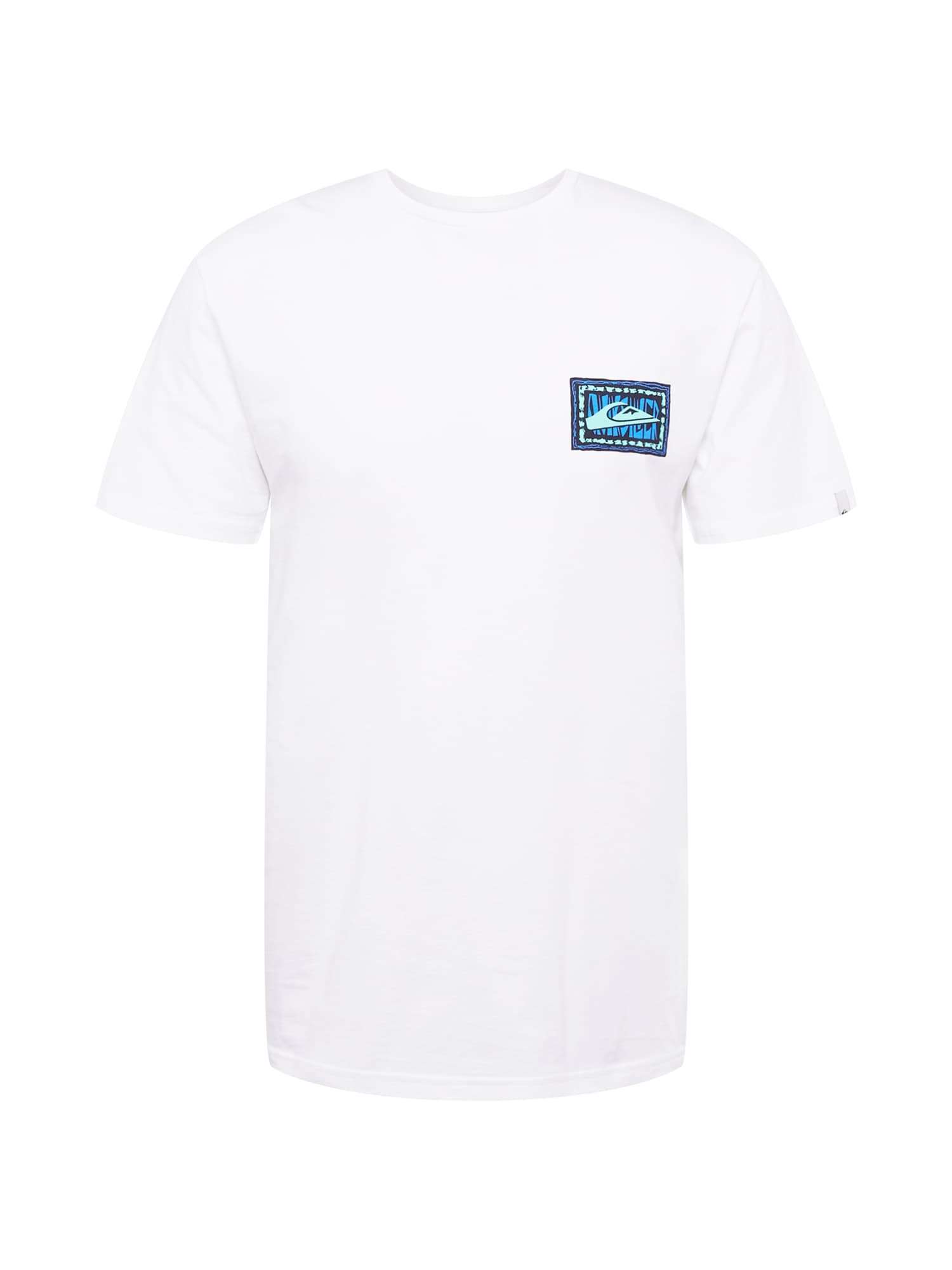 QUIKSILVER Majica 'ECHOES IN TIME'  turkizna / nočno modra / svetlo modra / bela